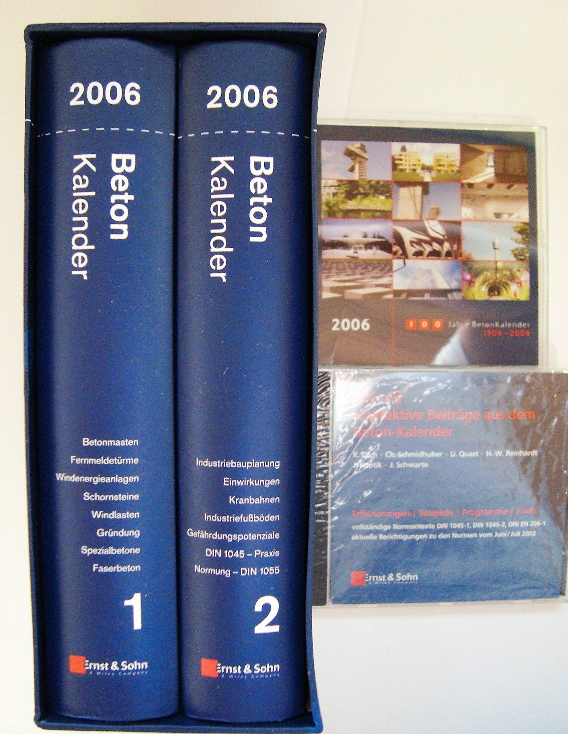 Beton-Kalender. Taschenbuch für Beton-, Stahlbeton und Spannbeton...: Beton-Kalender 2006 und BK:/3 im Set (Beton-Kalender. Taschenbuch für Beton-, ... und Spannbeton sowie die verwandten Fächer) Business & Technology