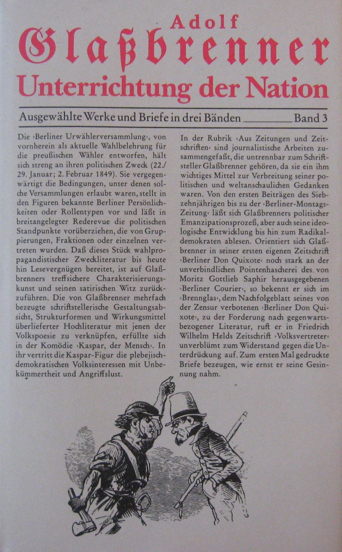 Unterrichtung der Nation, Band 3 Books