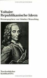 EVA Taschenbücher, Bd.76, Republikanische Ideen: Hrsg. v. Günther Mensching Philosophy