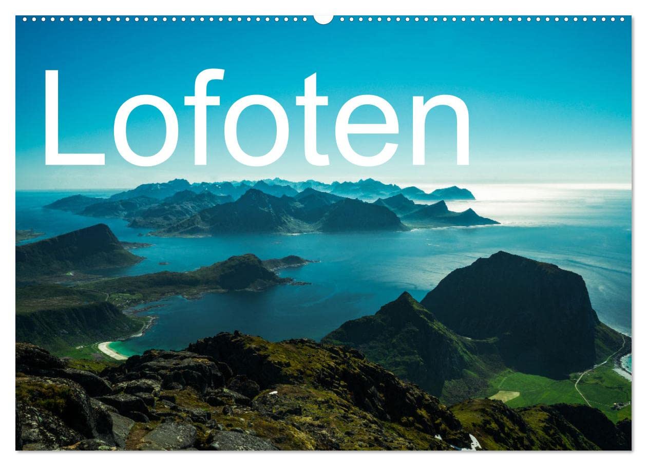Lofoten (Wandkalender 2025 DIN A2 quer), CALVENDO Monatskalender: Atemberaubende Natur der Lofoten (CALVENDO Natur) Photography