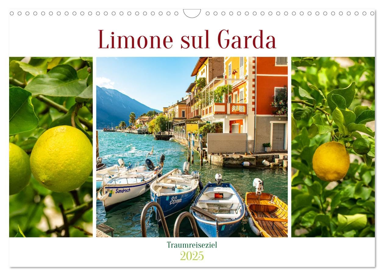 Limone sul Garda - Traumreiseziel (Wandkalender 2025 DIN A3 quer), CALVENDO Monatskalender Social Sciences