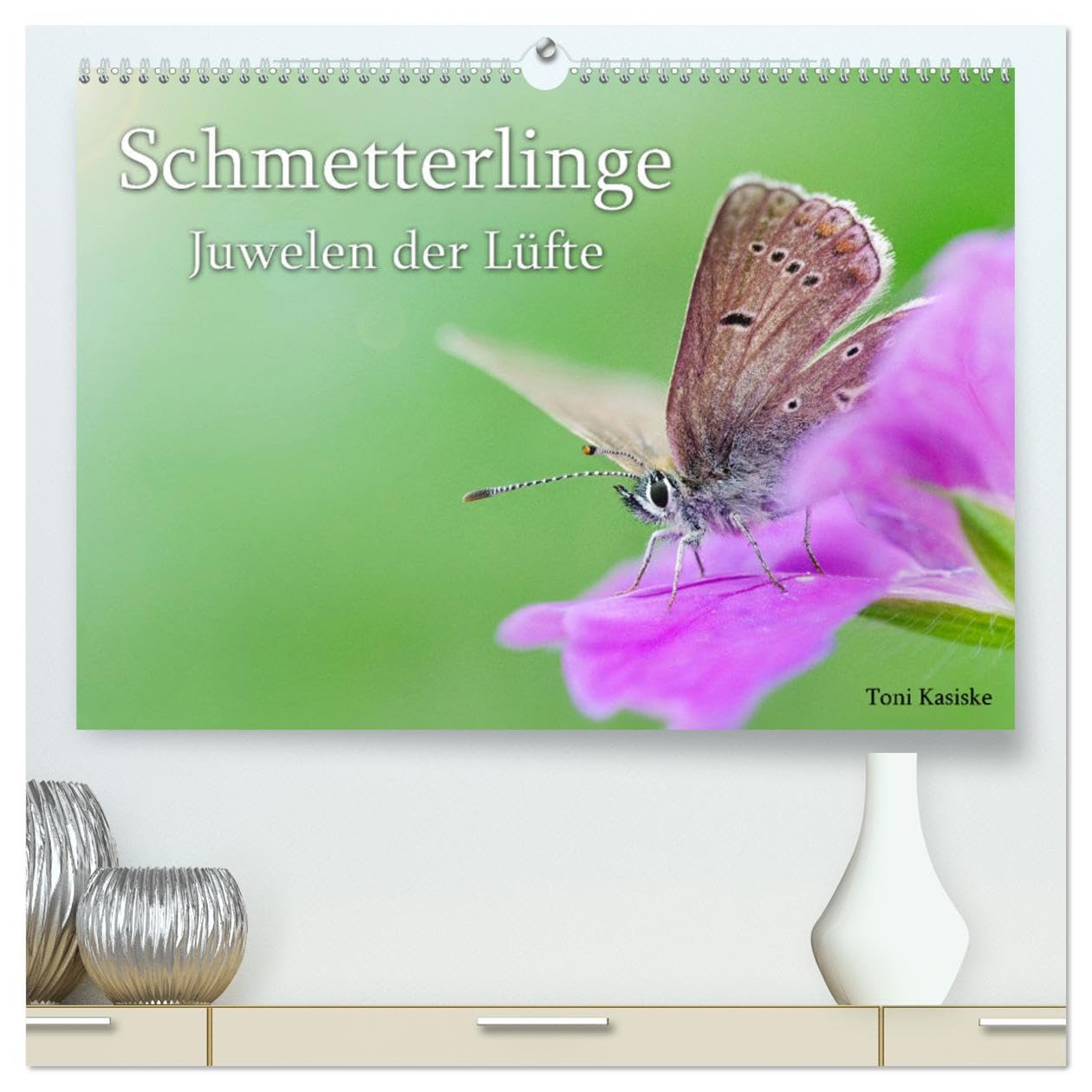 Schmetterlinge - Juwelen der Lüfte (hochwertiger Premium Wandkalender 2025 DIN A2 quer), Kunstdruck in Hochglanz: Farbenfrohe europäische Raupen und Falter (CALVENDO Tiere) Natural Sciences