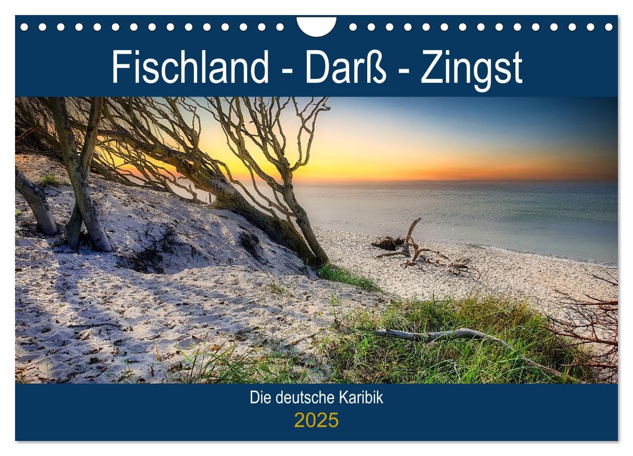 Fischland - Darß- Zingst (Wandkalender 2025 DIN A4 quer), CALVENDO Monatskalender: Mit den schönsten Zingst Bildern durch das ganze Jahr (CALVENDO Natur) Leisure, Home & Garden