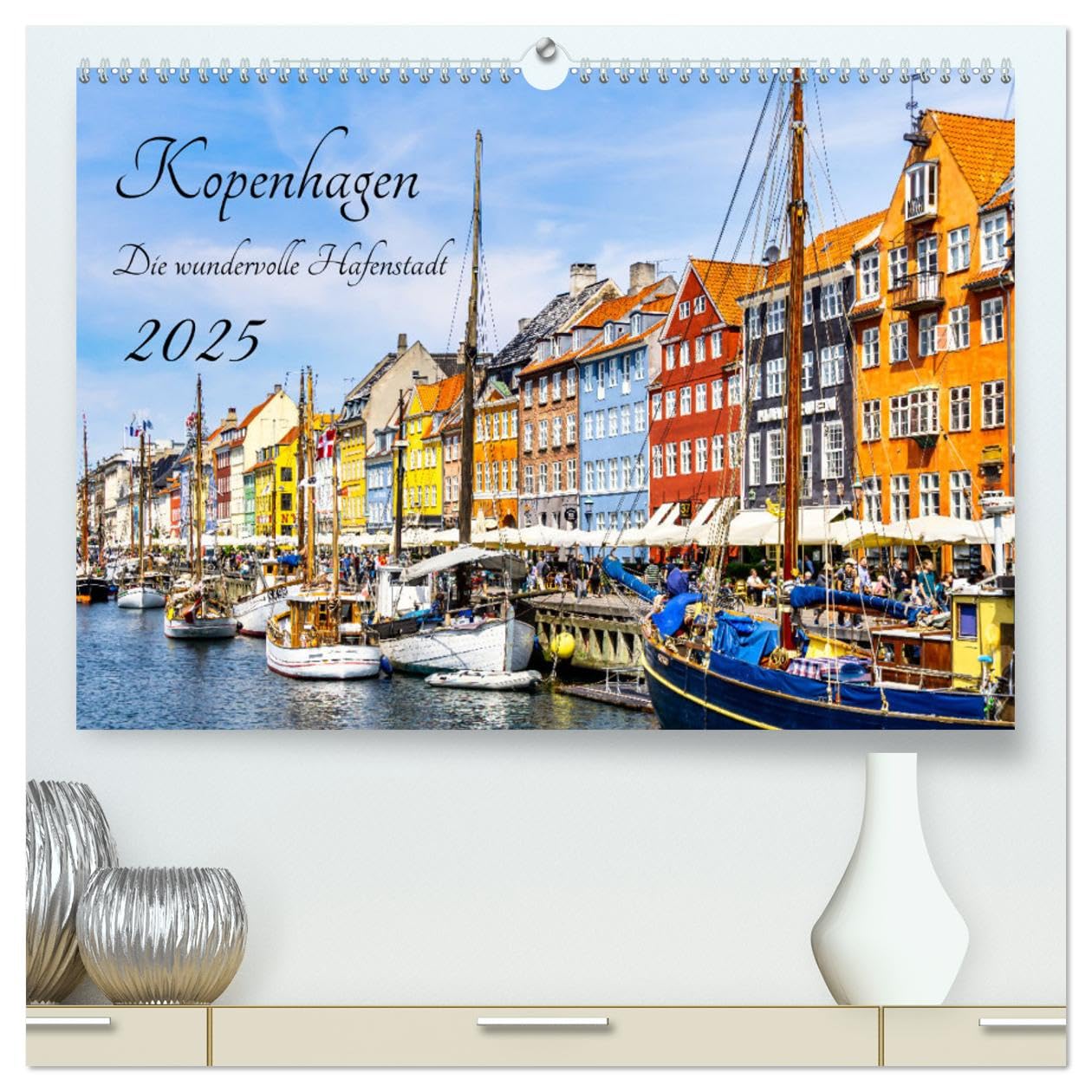 Kopenhagen - Die wundervolle Hafenstadt (hochwertiger Premium Wandkalender 2025 DIN A2 quer), Kunstdruck in Hochglanz: Die Hauptstadt Dänemarks ist ... ein beliebtes Ausflugsziel.. (CALVENDO Orte) Leisure, Home & Garden