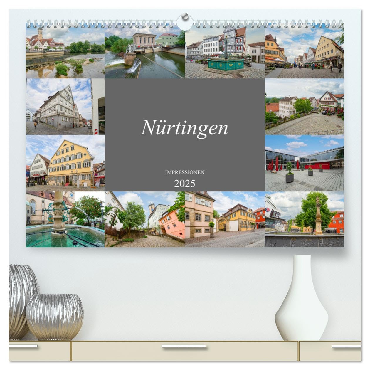 Nürtingen Impressionen (hochwertiger Premium Wandkalender 2025 DIN A2 quer), Kunstdruck in Hochglanz: Faszinierende Bilder aus der wundervollen Stadt Nürtingen (CALVENDO Orte) Business & Technology