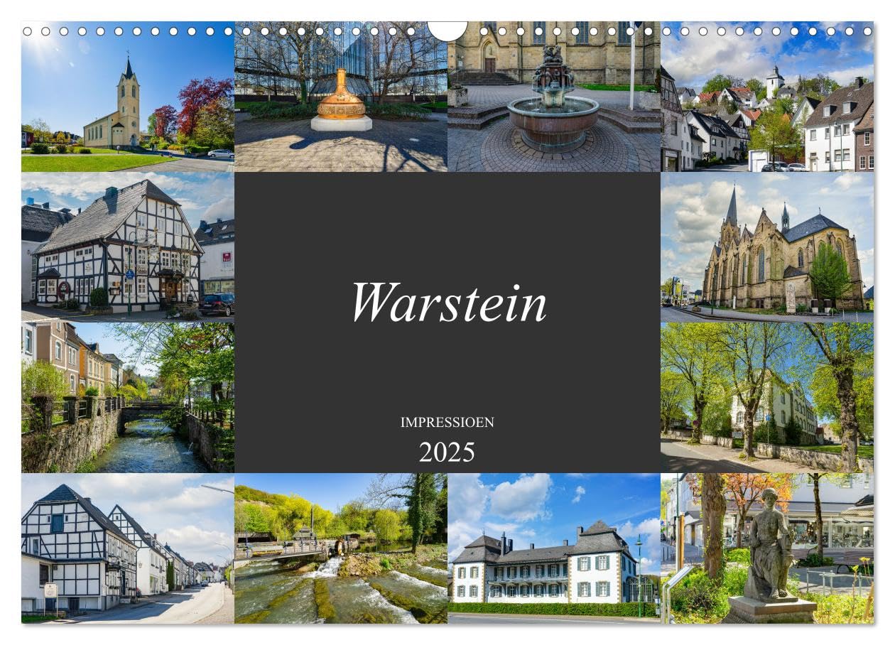 Warstein Impressionen (Wandkalender 2025 DIN A3 quer), CALVENDO Monatskalender: Eine geniale Auswahl der schönsten Bildmotive von Warstein (CALVENDO Orte) Business & Technology