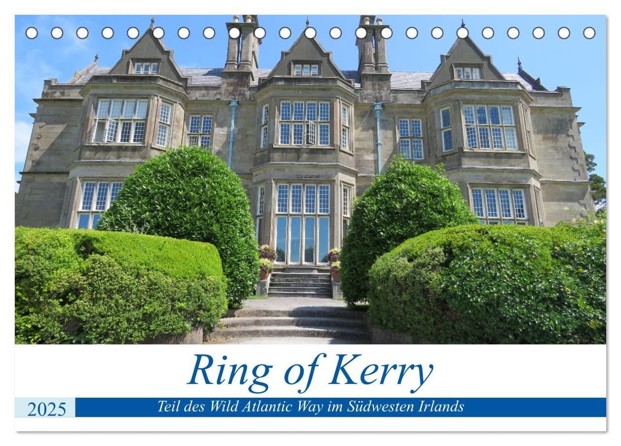 Ring of Kerry - Teil des Wild Atlantic Way im Südwesten Irlands (Tischkalender 2025 DIN A5 quer), CALVENDO Monatskalender: Lassen Sie sich von ... über ein Jahr lang verzaubern (CALVENDO Orte) Calendars