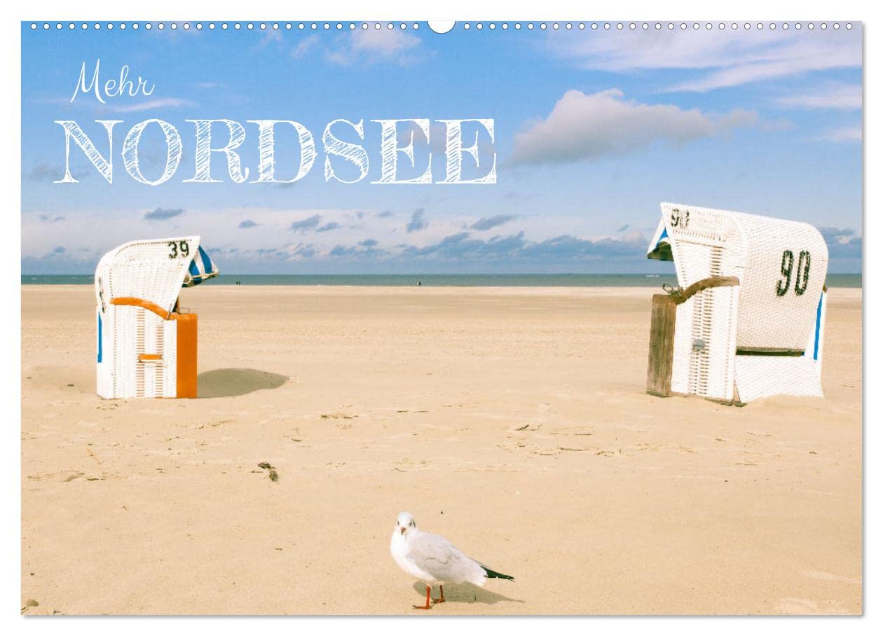 Mehr Nordsee (Wandkalender 2025 DIN A2 quer), CALVENDO Monatskalender: Das Nordseegefühl perfekt in Szene gesetzt (CALVENDO Orte) Film, Art & Culture