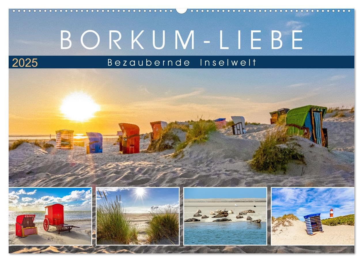 BORKUM-LIEBE (Wandkalender 2025 DIN A2 quer), CALVENDO Monatskalender Social Sciences