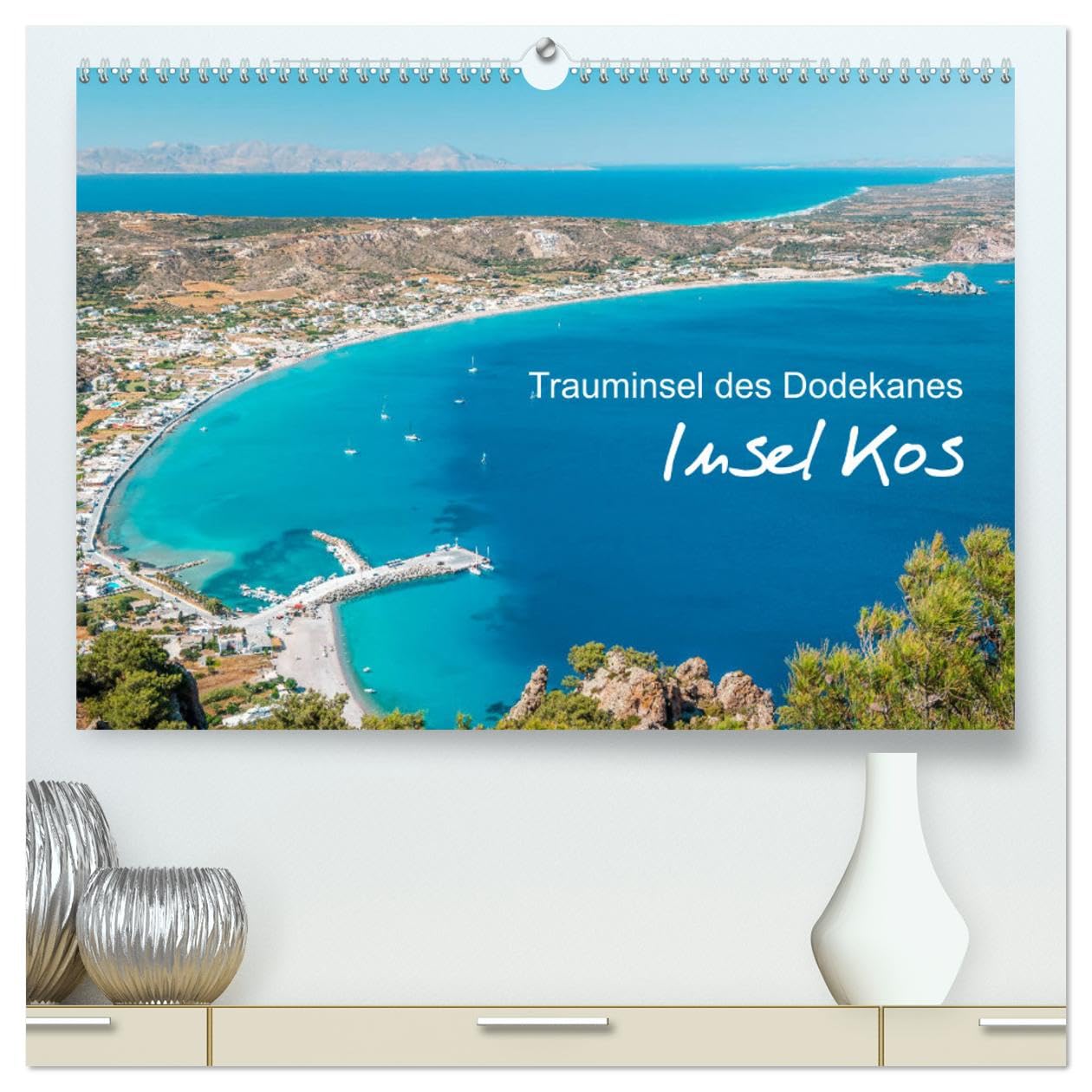 Insel Kos - Trauminsel des Dodekanes (hochwertiger Premium Wandkalender 2025 DIN A2 quer), Kunstdruck in Hochglanz Leisure, Home & Garden