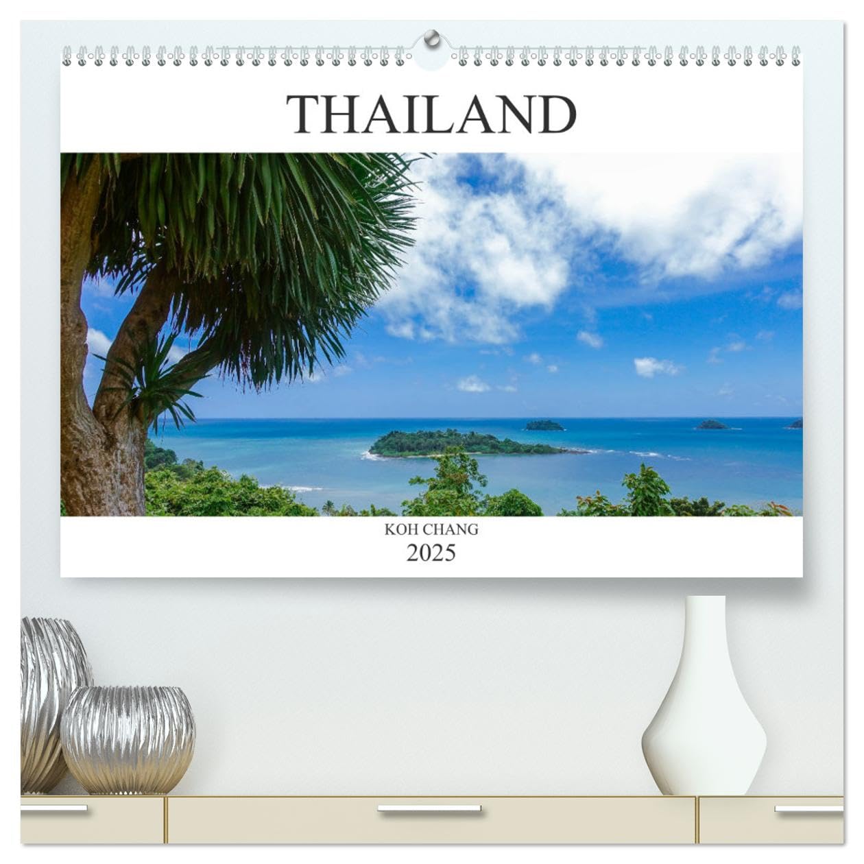 Thailand Koh Chang (hochwertiger Premium Wandkalender 2025 DIN A2 quer), Kunstdruck in Hochglanz: Die Dschungelinsel Koh Chang in ihrem Facettenreichtum. (CALVENDO Orte) Leisure, Home & Garden