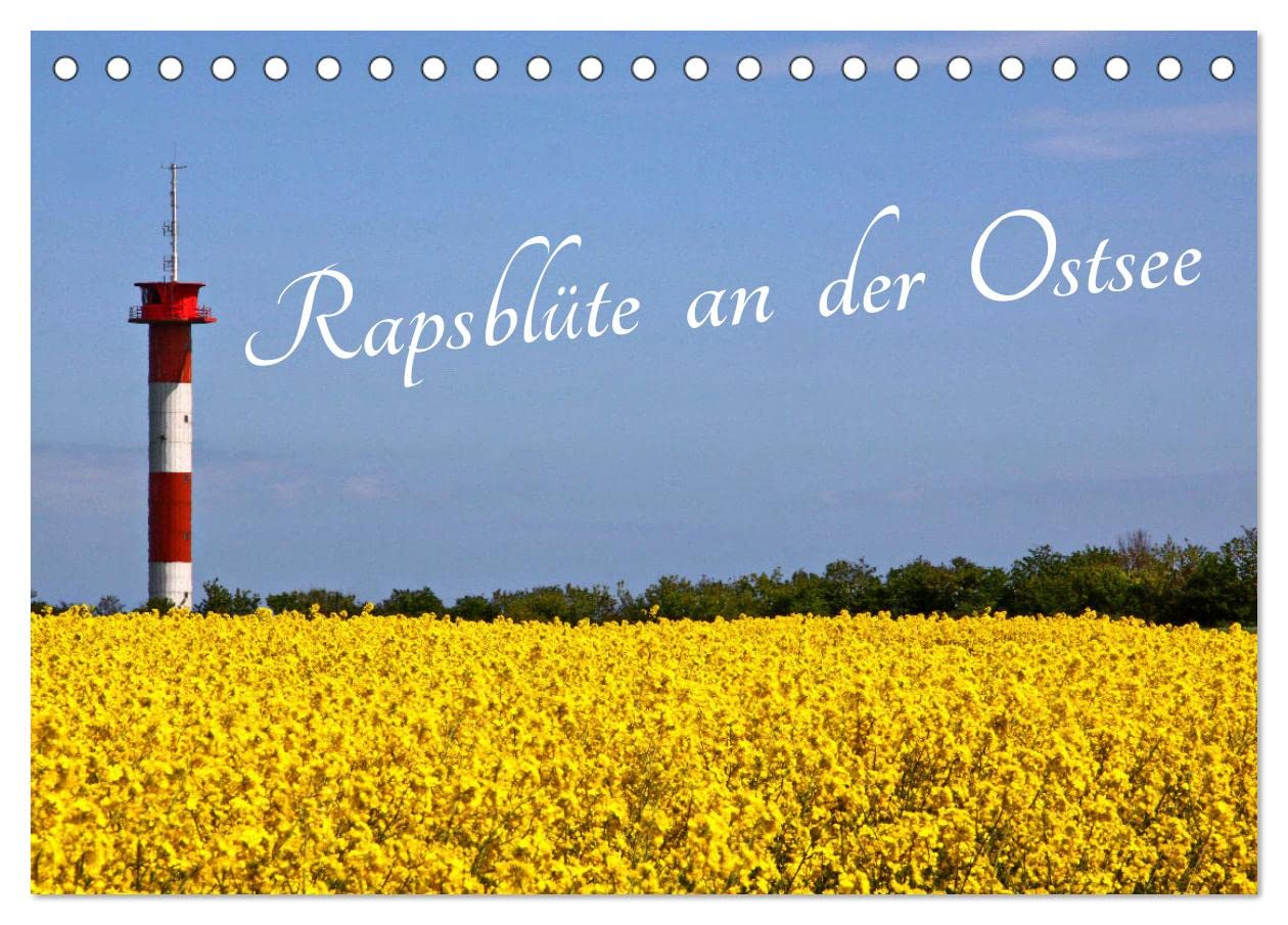 Rapsblüte an der Ostsee (Tischkalender 2025 DIN A5 quer), CALVENDO Monatskalender: Jahreszeit im April - Mai mit Rapsblüte an der Ostsee (CALVENDO Natur) Film, Art & Culture