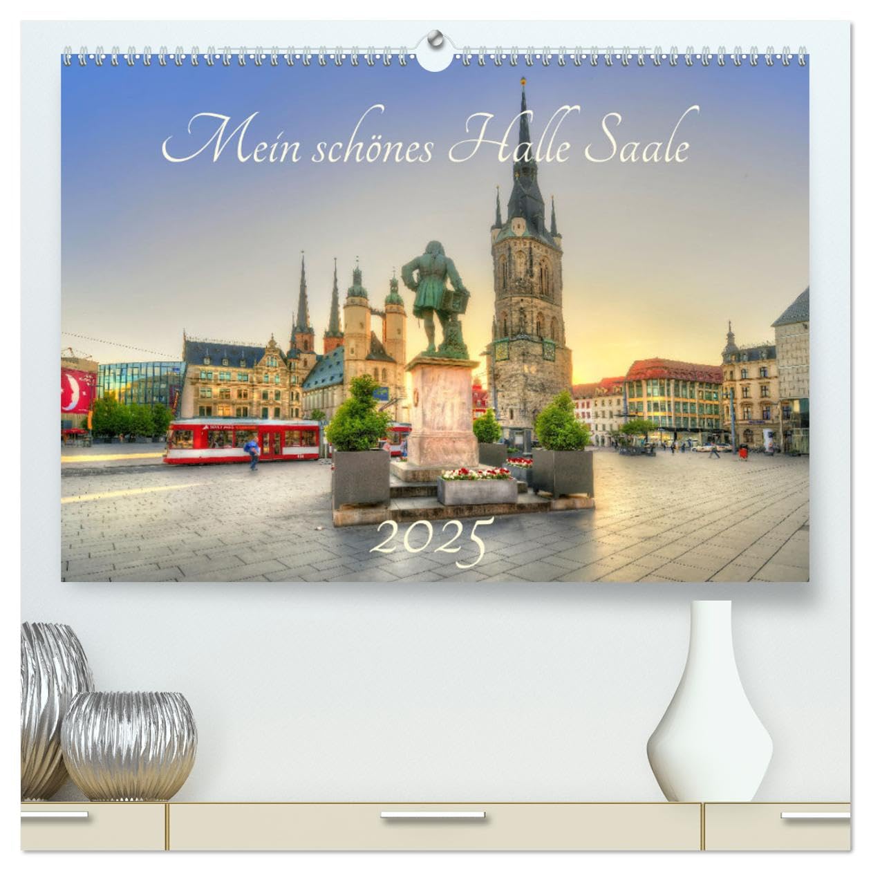 Mein schönes Halle Saale 2025 (hochwertiger Premium Wandkalender 2025 DIN A2 quer), Kunstdruck in Hochglanz: Schöne Bilder aus einer schönen Stadt! (CALVENDO Orte) Leisure, Home & Garden