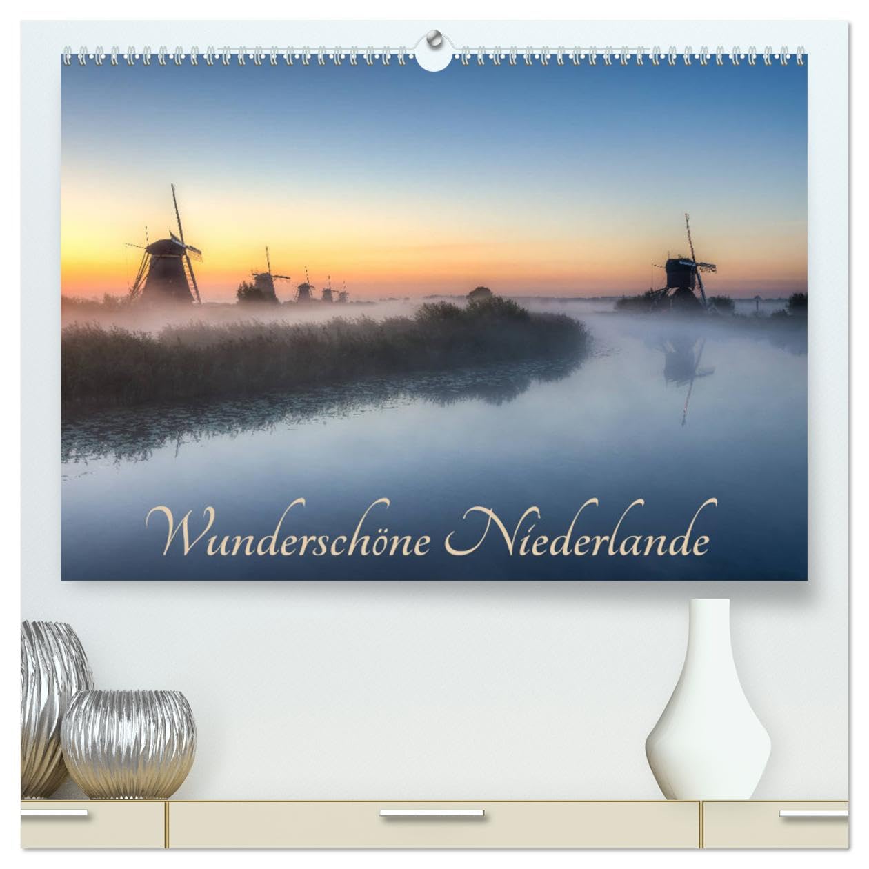 Wunderschöne Niederlande (hochwertiger Premium Wandkalender 2025 DIN A2 quer), Kunstdruck in Hochglanz: Entdecken Sie die Einzigartigkeit der niederländischen Städte und Landschaften. (CALVENDO Natur) Leisure, Home & Garden