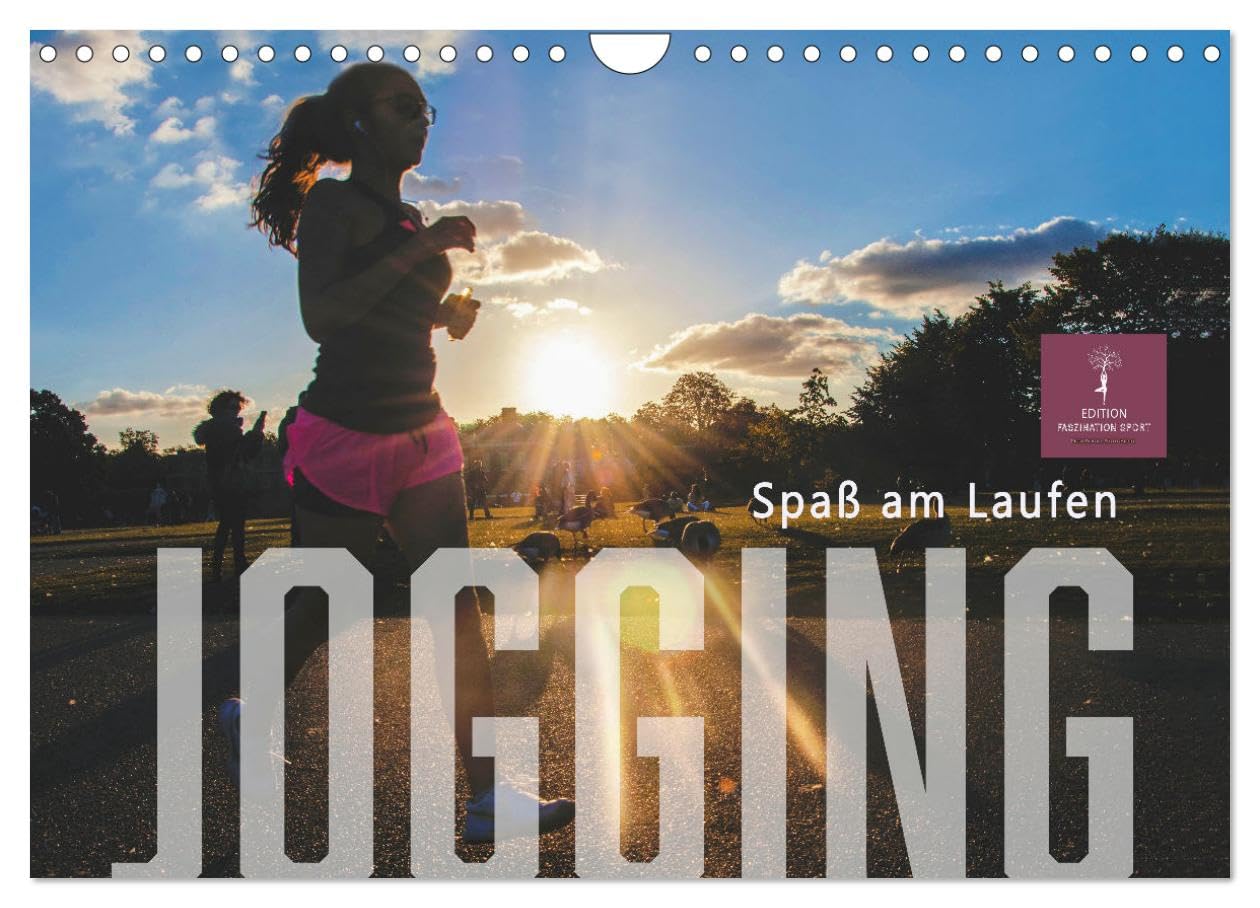 Jogging - Spaß am Laufen (Wandkalender 2025 DIN A4 quer), CALVENDO Monatskalender Living & Furnishing