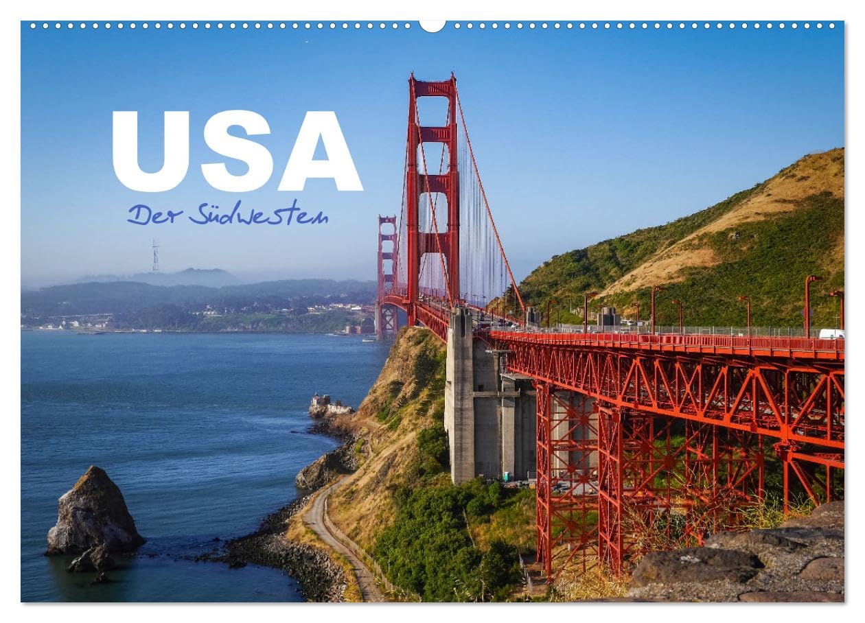 USA - Der Südwesten (Wandkalender 2025 DIN A2 quer), CALVENDO Monatskalender: Atemberaubende Aufnahmen der abwechslungreichen Landschaft im Südwesten der USA . (CALVENDO Orte) Leisure, Home & Garden
