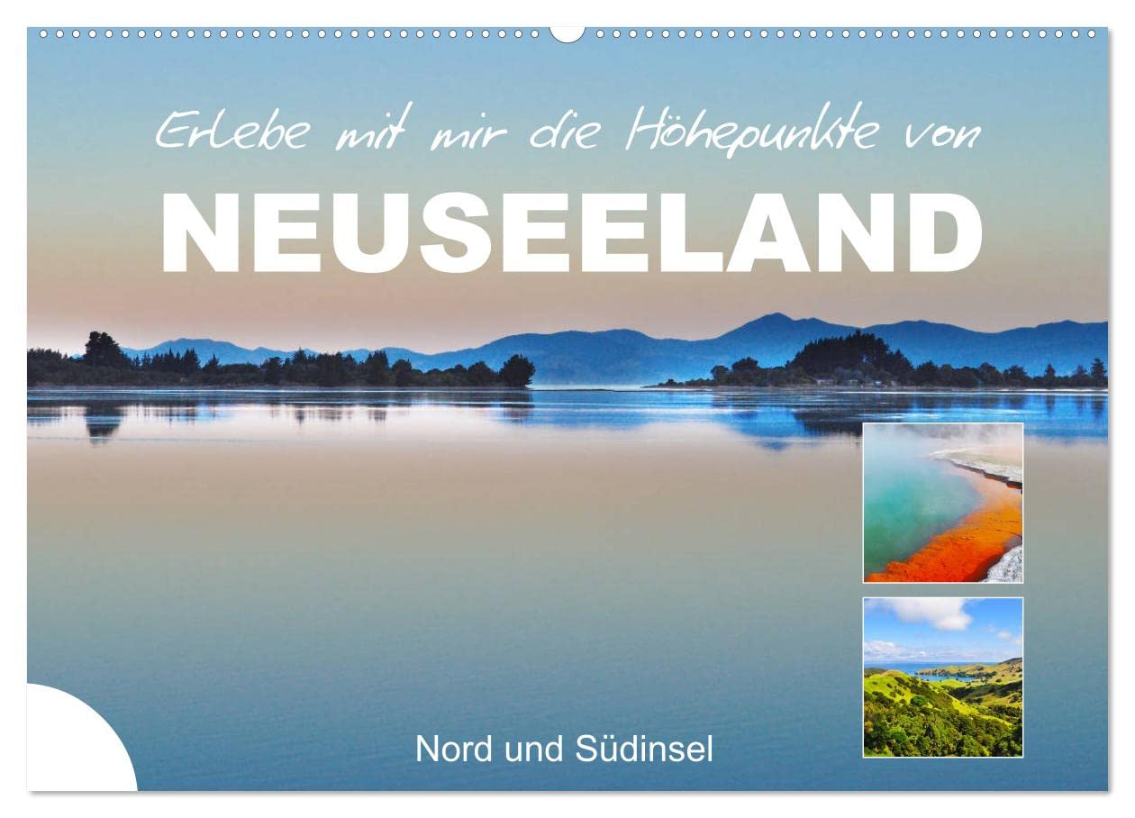 Erlebe mit mir die Höhepunkte von Neuseeland (Wandkalender 2025 DIN A2 quer), CALVENDO Monatskalender: Neuseeland besticht durch seine gewaltige Naturschönheit. (CALVENDO Natur) Leisure, Home & Garden