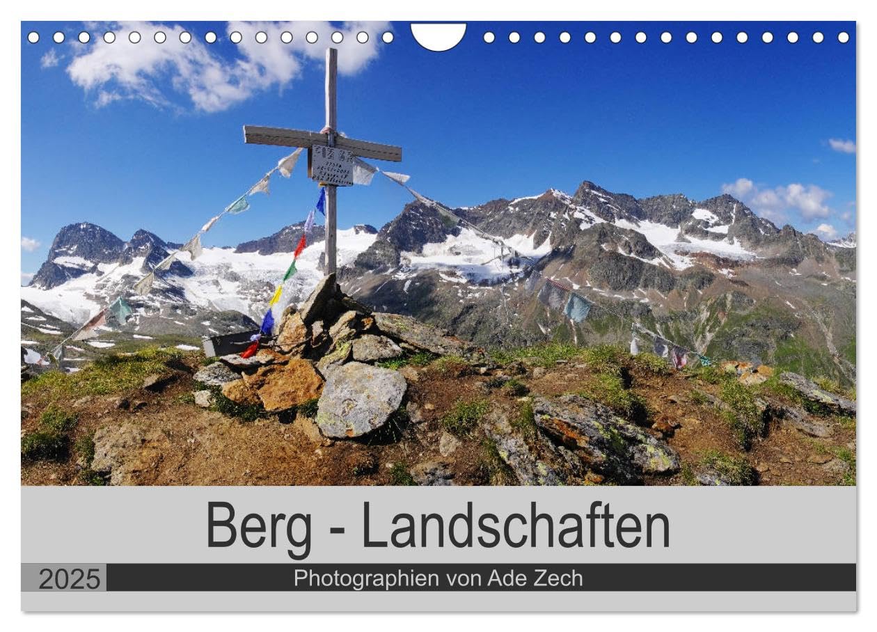 Berg - Landschaften (Wandkalender 2025 DIN A4 quer), CALVENDO Monatskalender: Die Bergwelt zeigt sich in einer wunderbaren Vielfalt von einzigartigen und wilden Landschaften. (CALVENDO Natur) Leisure, Home & Garden