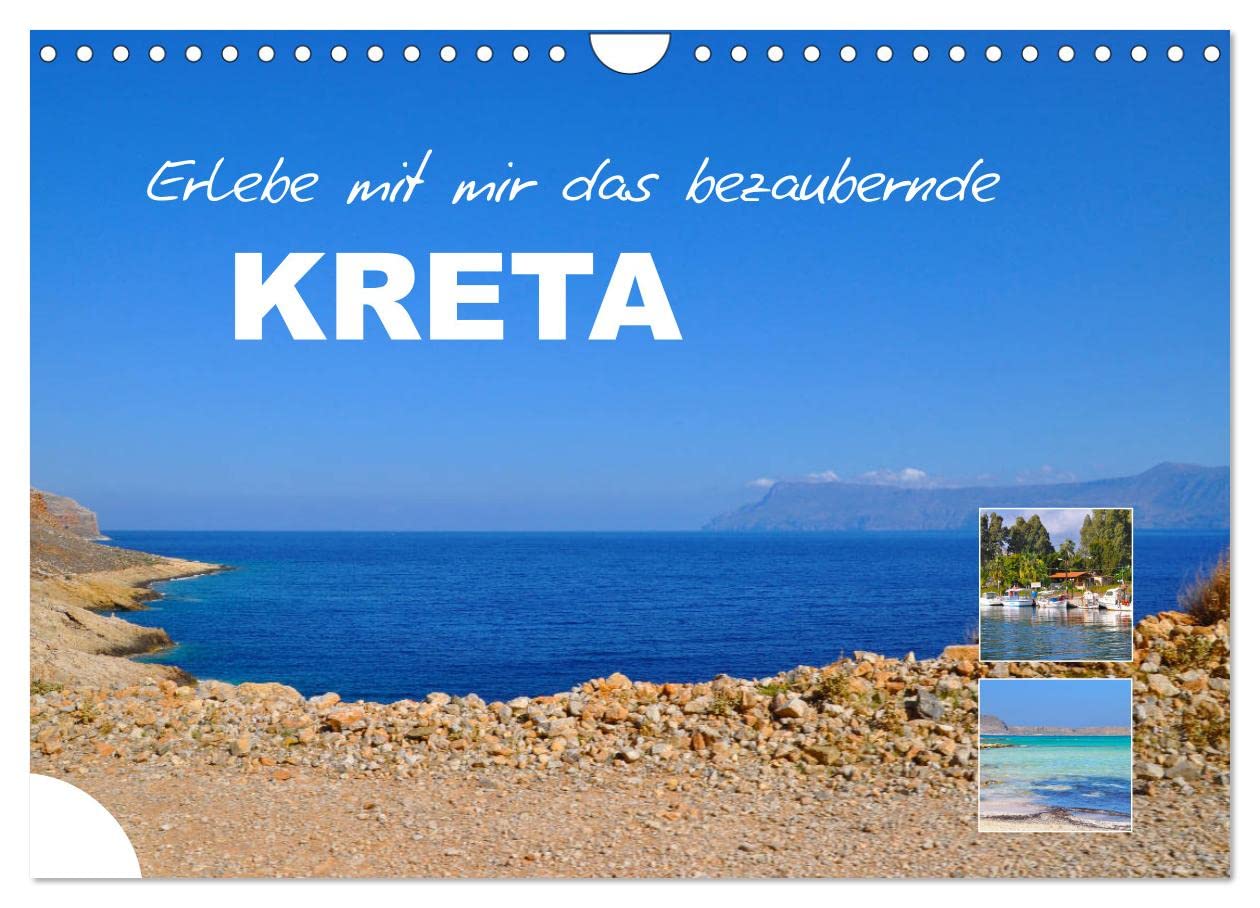 Erlebe mit mir das bezaubernde Kreta (Wandkalender 2025 DIN A4 quer), CALVENDO Monatskalender: Eine der schönsten Inseln Griechenlands. (CALVENDO Natur) Leisure, Home & Garden