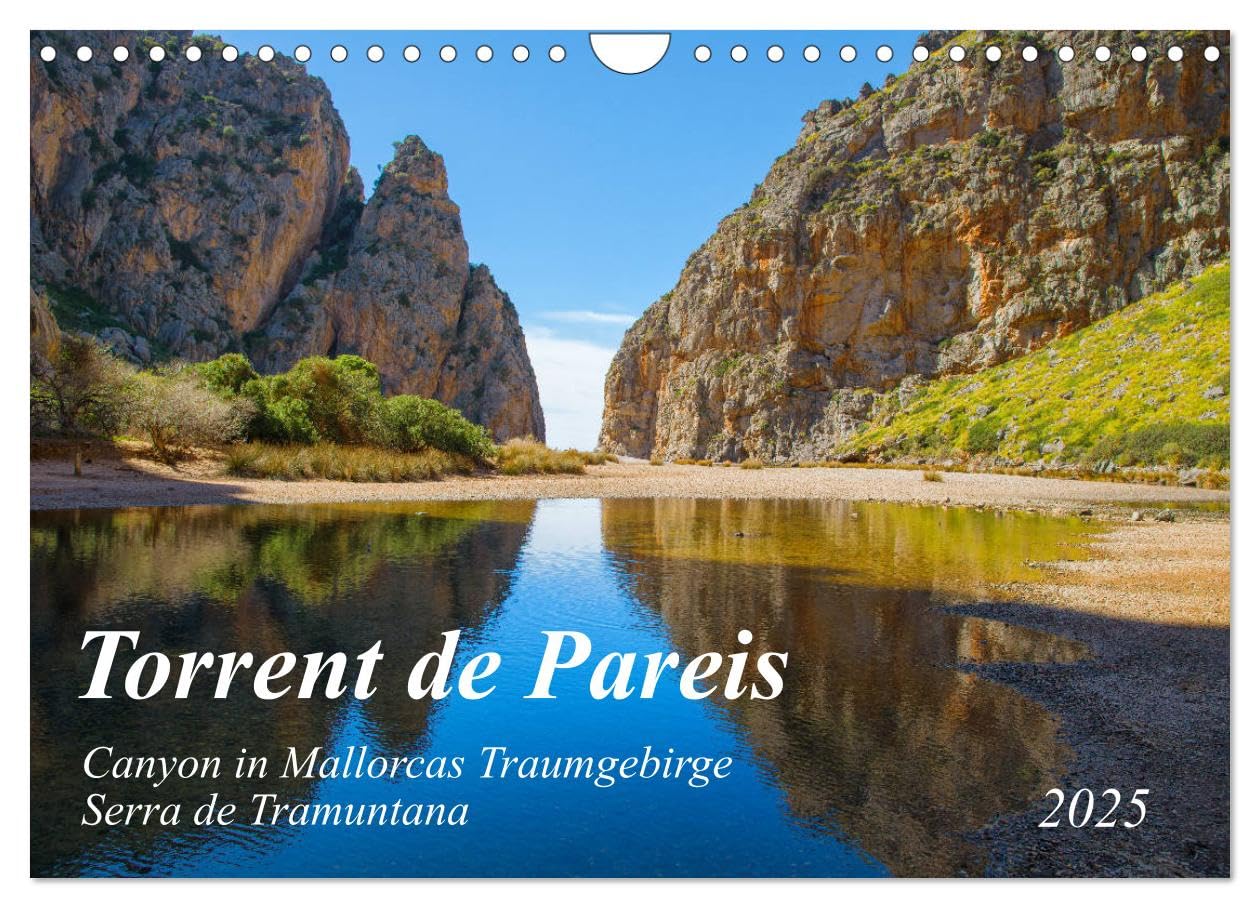 Torrent de Pareis - Mallorca (Wandkalender 2025 DIN A4 quer), CALVENDO Monatskalender: Der berühmte Canyon in der Tramuntana (CALVENDO Orte) Leisure, Home & Garden