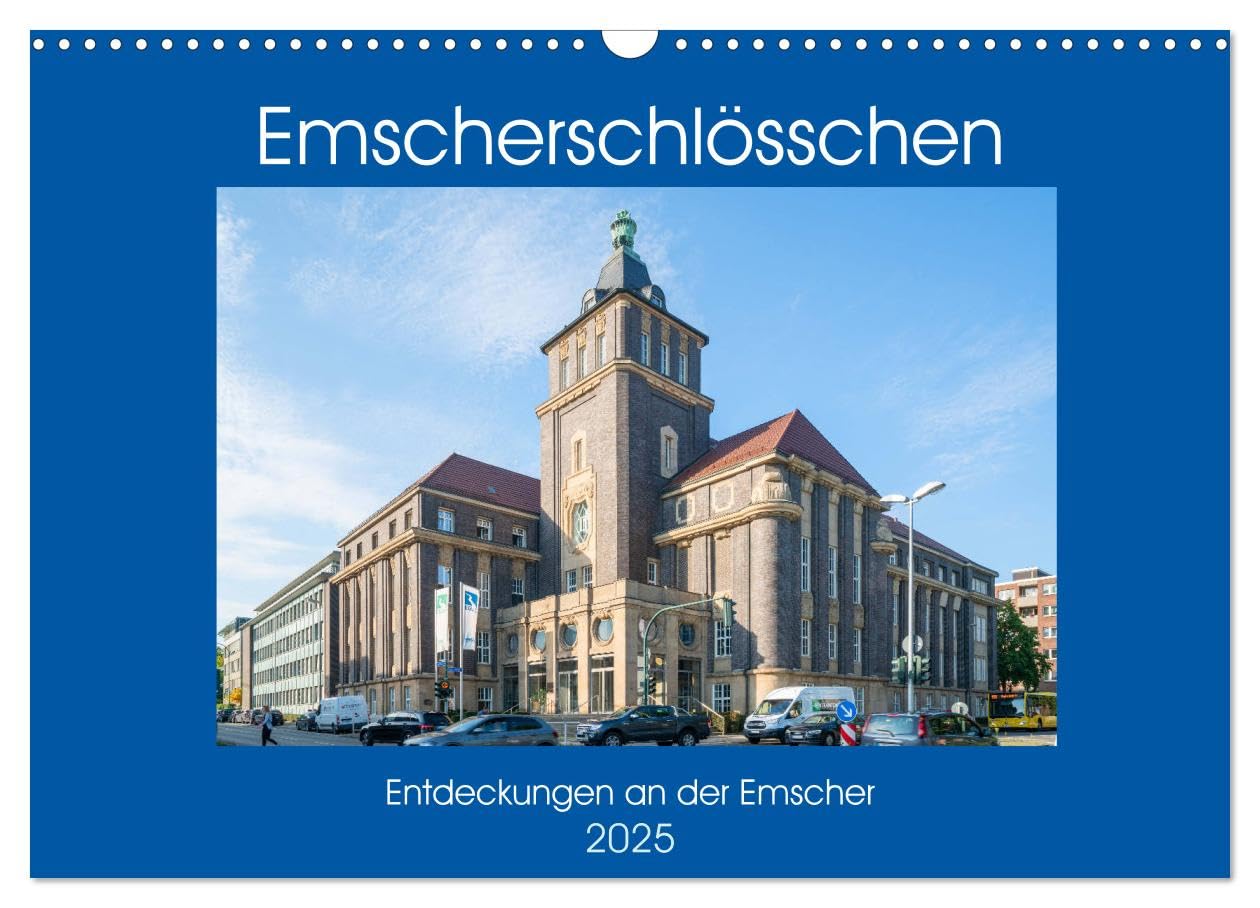 Emscher-Schlösschen (Wandkalender 2025 DIN A3 quer), CALVENDO Monatskalender: Historische Bauwerke um den Emscher-Fluss, der das nördliche Ruhrgebiet durchzieht (CALVENDO Orte) Leisure, Home & Garden