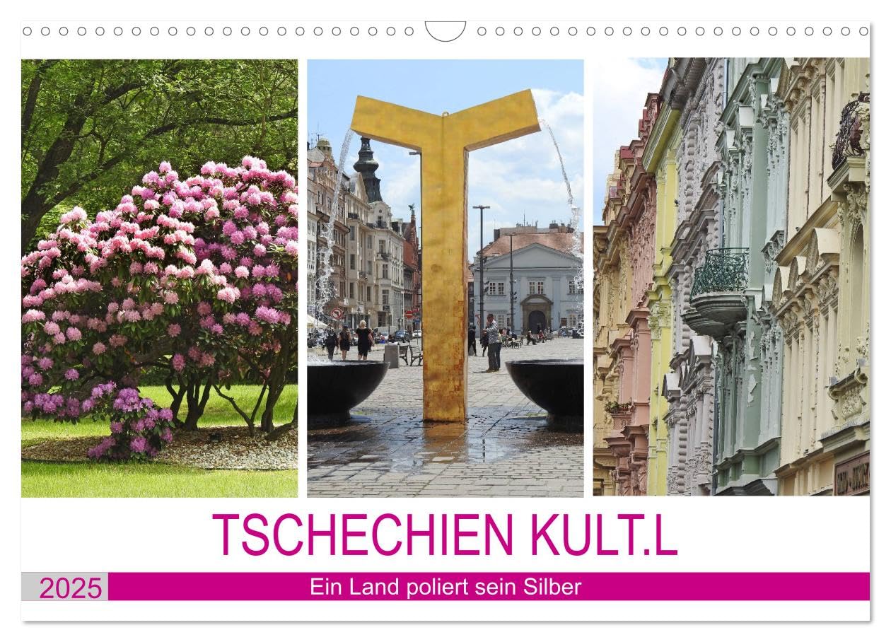 TSCHECHIEN KULT.L (Wandkalender 2025 DIN A3 quer), CALVENDO Monatskalender: Kulturschätze werden wiederentdeckt. (CALVENDO Orte) Leisure & Fun