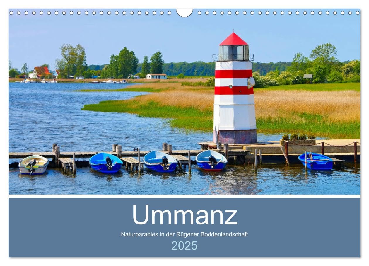 Ummanz - Naturparadies in der Rügener Boddenlandschaft (Wandkalender 2025 DIN A3 quer), CALVENDO Monatskalender Leisure, Home & Garden