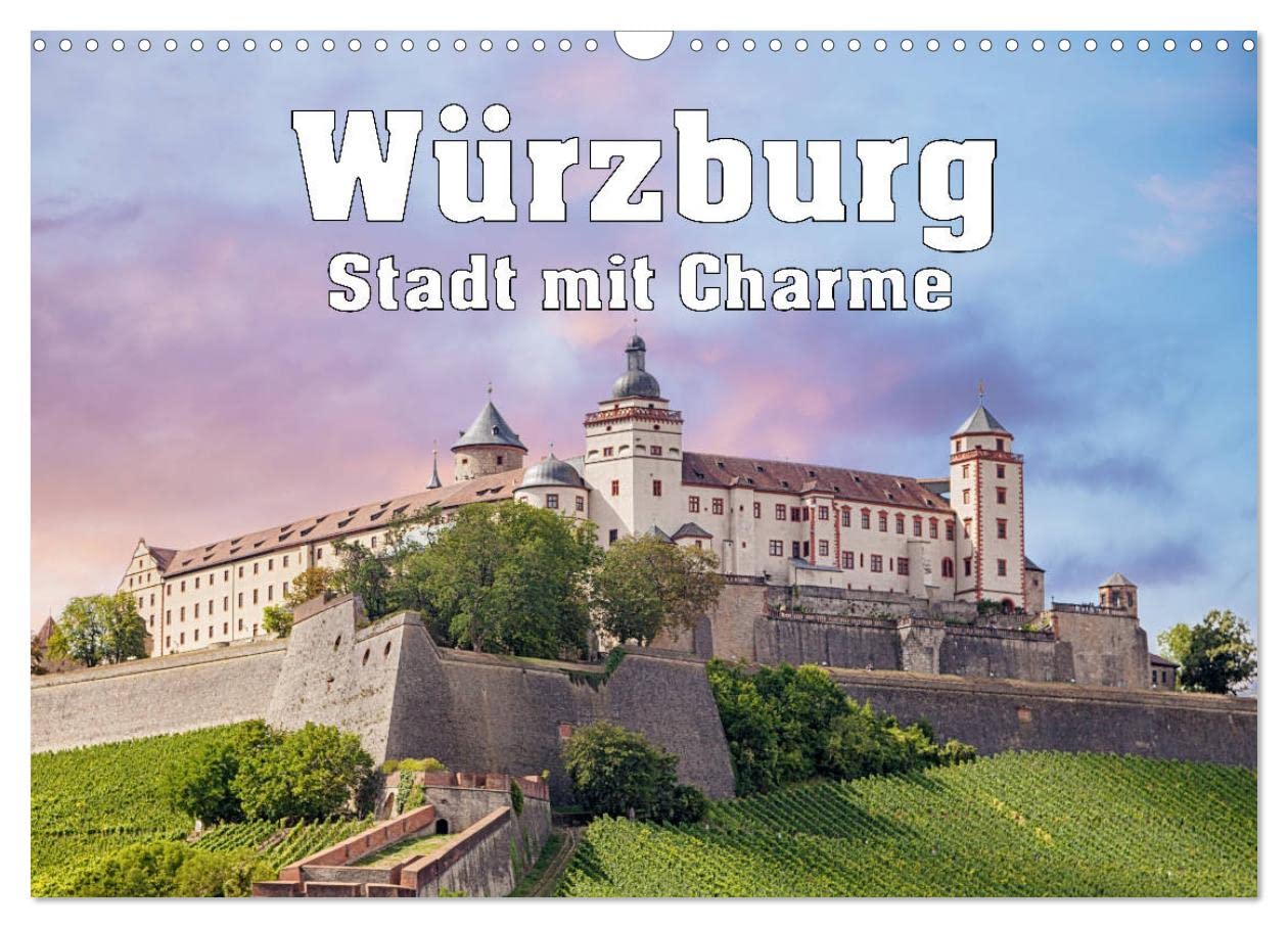 Würzburg - Stadt mit Charme (Wandkalender 2025 DIN A3 quer), CALVENDO Monatskalender: Würzburg, unterfränkische Stadt geprägt von Weinstuben und historischen Bauten (CALVENDO Orte) Leisure, Home & Garden