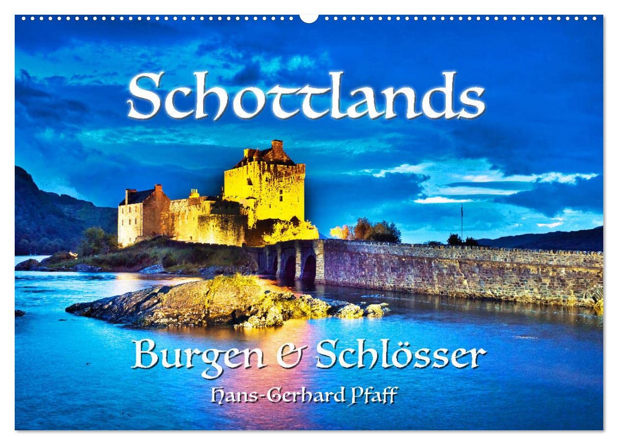 Schottlands Burgen und Schlösser (Wandkalender 2025 DIN A2 quer), CALVENDO Monatskalender Leisure, Home & Garden
