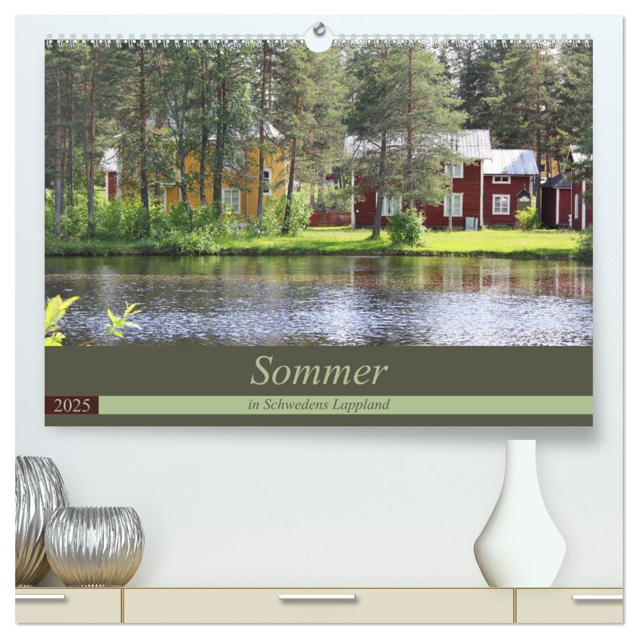 Sommer in Schwedens Lappland (hochwertiger Premium Wandkalender 2025 DIN A2 quer), Kunstdruck in Hochglanz: Im schwedischen Teil Lapplands, auch Sàpmi ... gibt es keinen Platzmangel (CALVENDO Natur) Film, Art & Culture