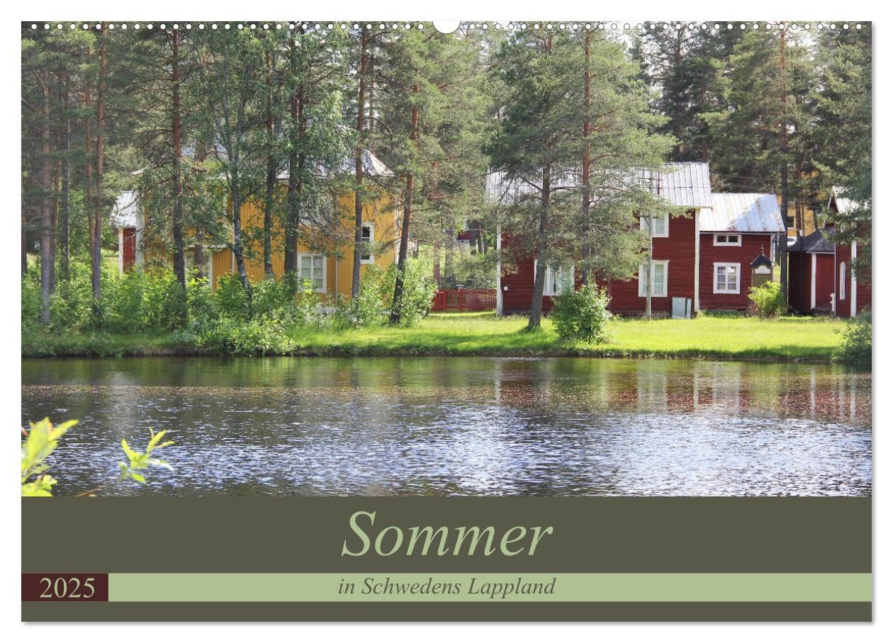 Sommer in Schwedens Lappland (Wandkalender 2025 DIN A2 quer), CALVENDO Monatskalender: Im schwedischen Teil Lapplands, auch Sàpmi genannt, gibt es keinen Platzmangel (CALVENDO Natur) Film, Art & Culture