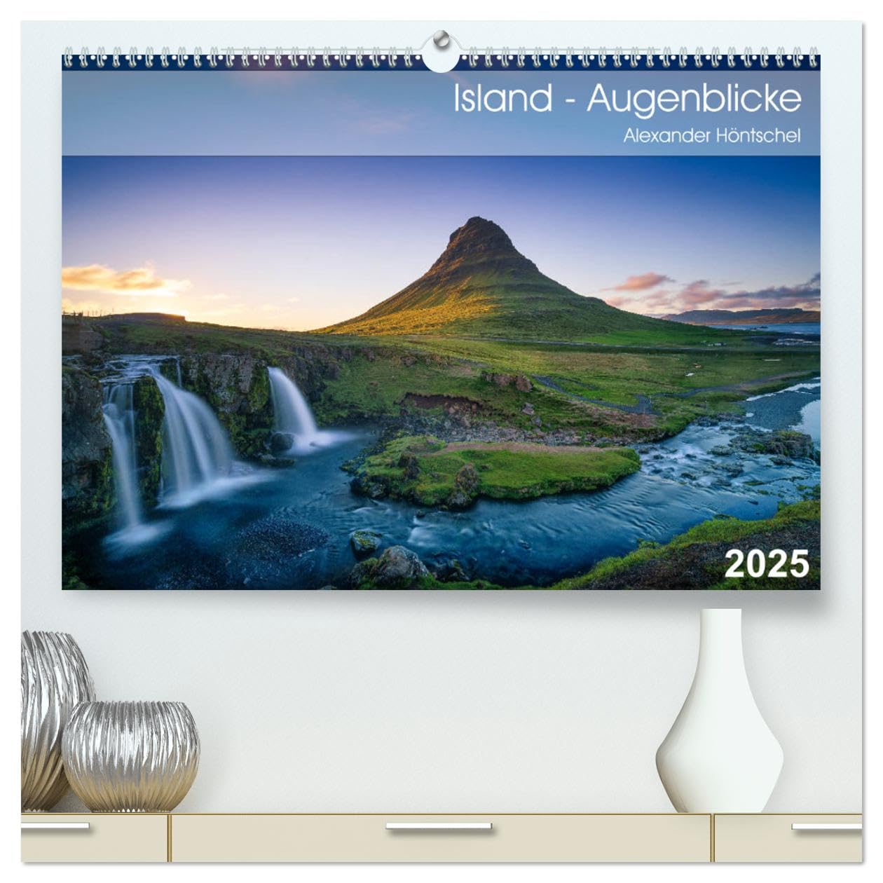 Island - Augenblicke 2025 (hochwertiger Premium Wandkalender 2025 DIN A2 quer), Kunstdruck in Hochglanz: Die raue Schönheit der europäischen Vulkaninsel (CALVENDO Natur) Film, Art & Culture
