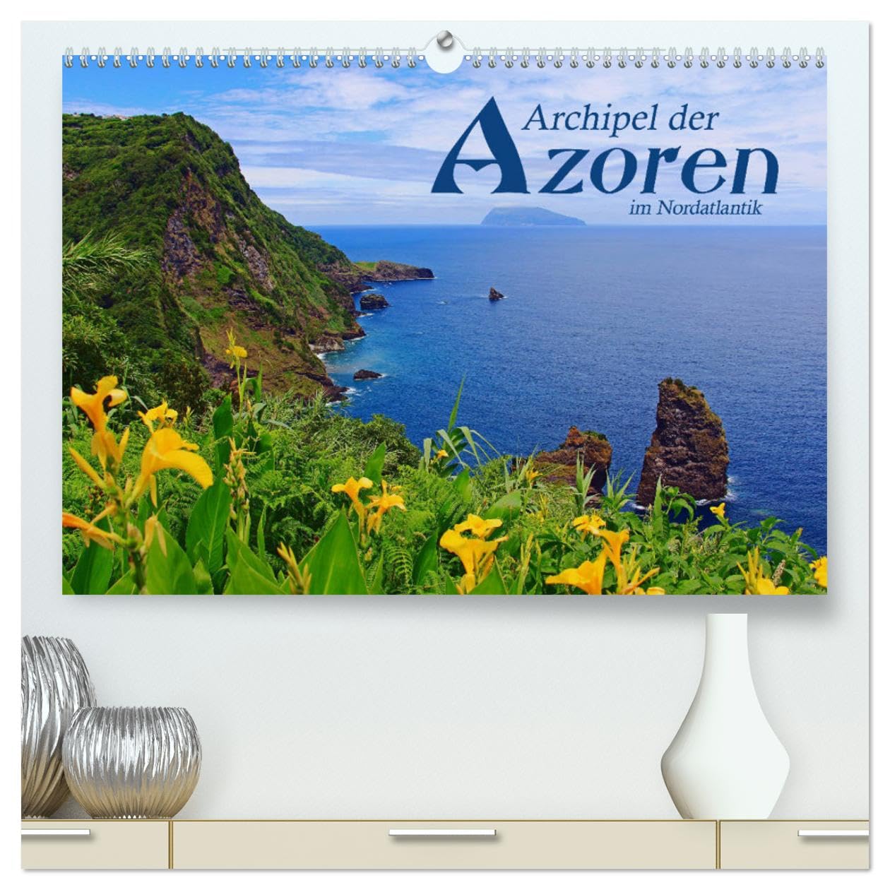 Archipel der Azoren im Nordatlantik (hochwertiger Premium Wandkalender 2025 DIN A2 quer), Kunstdruck in Hochglanz: Erkundungen auf den Habichtsinseln ... Faial, Pico und Sao Jorge (CALVENDO Orte) Leisure, Home & Garden