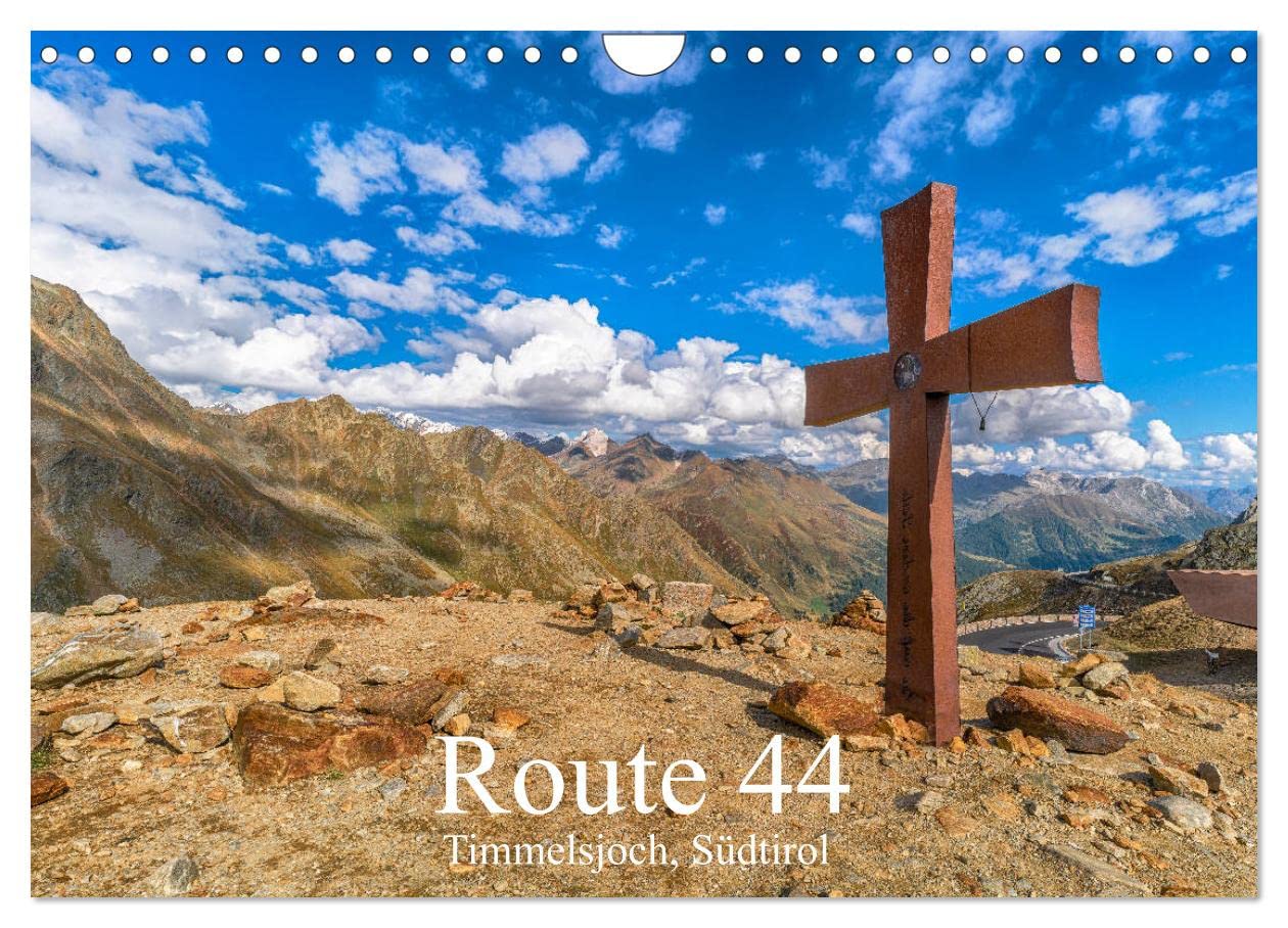 Route 44. Timmelsjoch, Südtirol (Wandkalender 2025 DIN A4 quer), CALVENDO Monatskalender: Lassen Sie sich über 12 Monate mit atenberaubenden Fotos vom ... der Texelgruppe entführen. (CALVENDO Natur) Health, Nutrition & Fitness