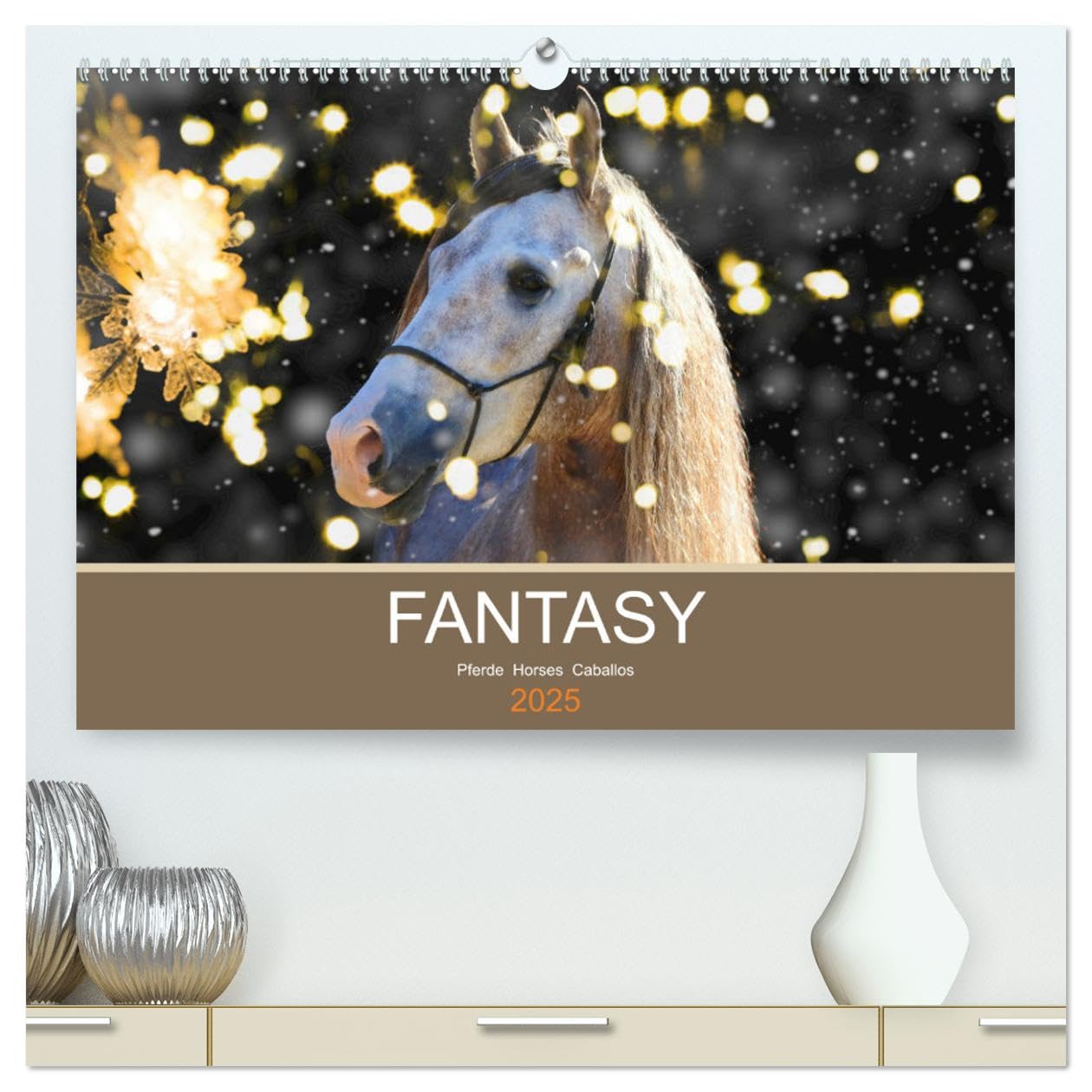 FANTASY Pferde Horses Caballos (hochwertiger Premium Wandkalender 2025 DIN A2 quer), Kunstdruck in Hochglanz: Freuen Sie sich auf ein Jahr voller ... und wunderbarer Pferde (CALVENDO Tiere) Social Sciences
