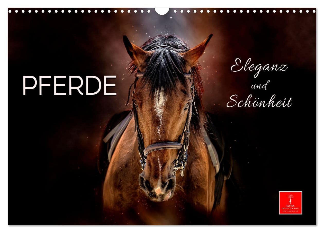 Eleganz und Schönheit - Pferde (Wandkalender 2025 DIN A3 quer), CALVENDO Monatskalender Living & Furnishing