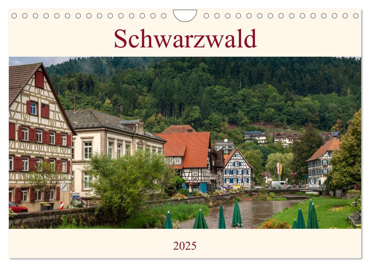 Schwarzwald (Wandkalender 2025 DIN A4 quer), CALVENDO Monatskalender Leisure, Home & Garden