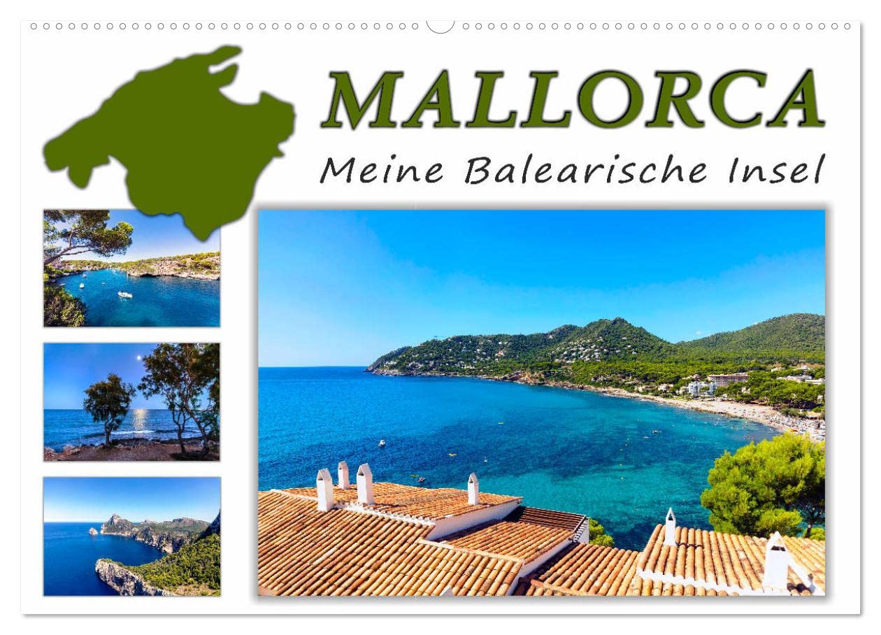 MALLORCA, Meine Balearische Insel (Wandkalender 2025 DIN A2 quer), CALVENDO Monatskalender: Traumhafte Insel-Ansichten fernab vom Tourismus (CALVENDO Natur) Leisure, Home & Garden