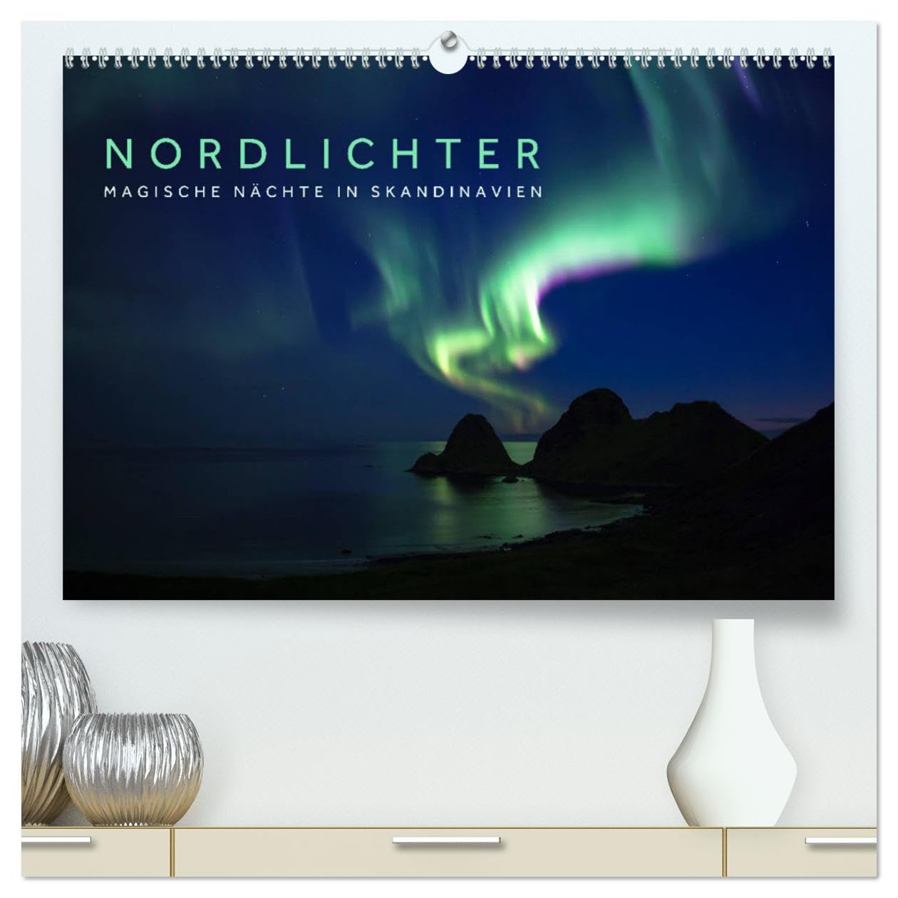 Nordlichter - Magische Nächte in Skandinavien (hochwertiger Premium Wandkalender 2025 DIN A2 quer), Kunstdruck in Hochglanz: Faszinierende ... in ihrer ganzen Schönheit. (CALVENDO Natur) Leisure, Home & Garden