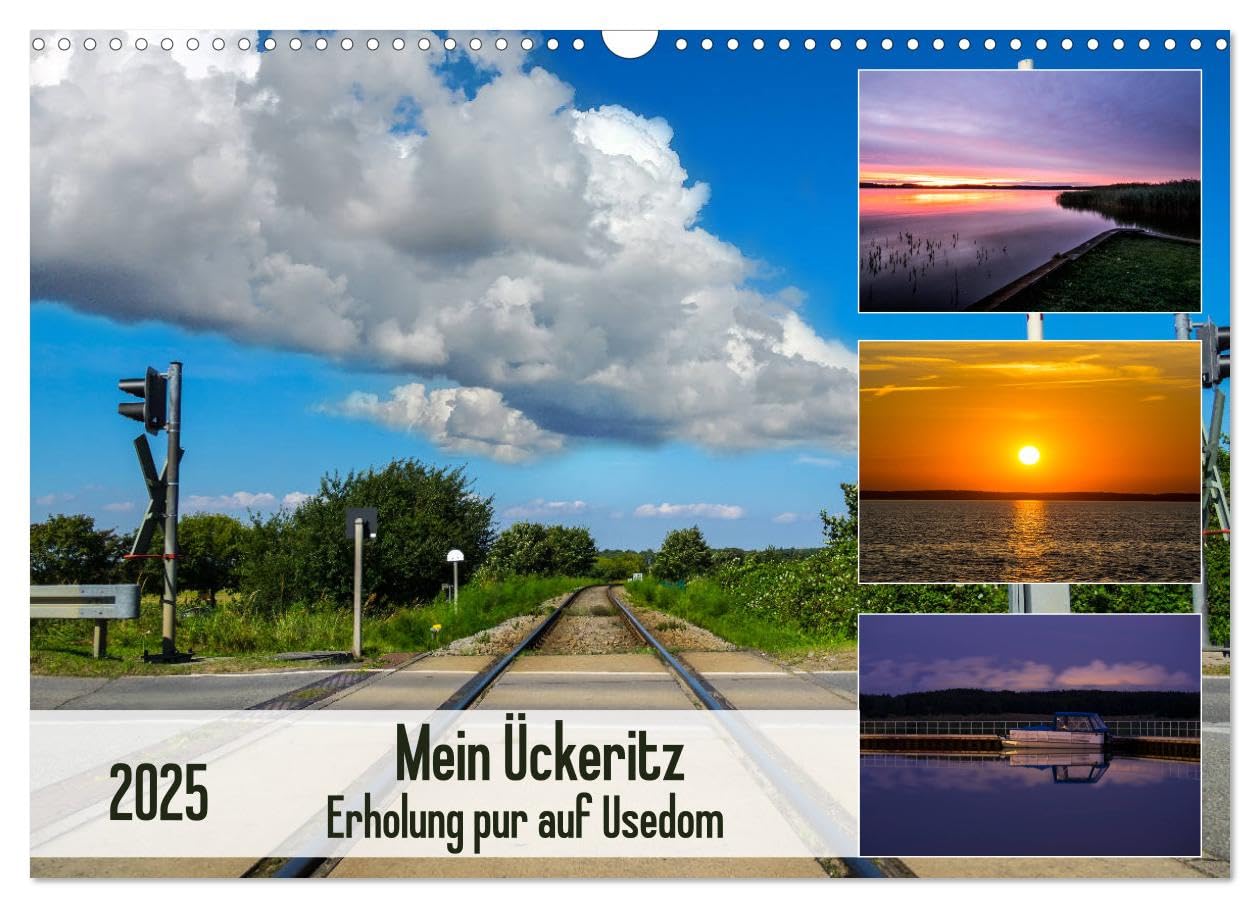 Mein Ückeritz - Erholung pur auf Usedom (Wandkalender 2025 DIN A3 quer), CALVENDO Monatskalender: Impressionen aus dem ruhigen Ückeritz auf Usedom am Achterwasser (CALVENDO Orte) Calendars