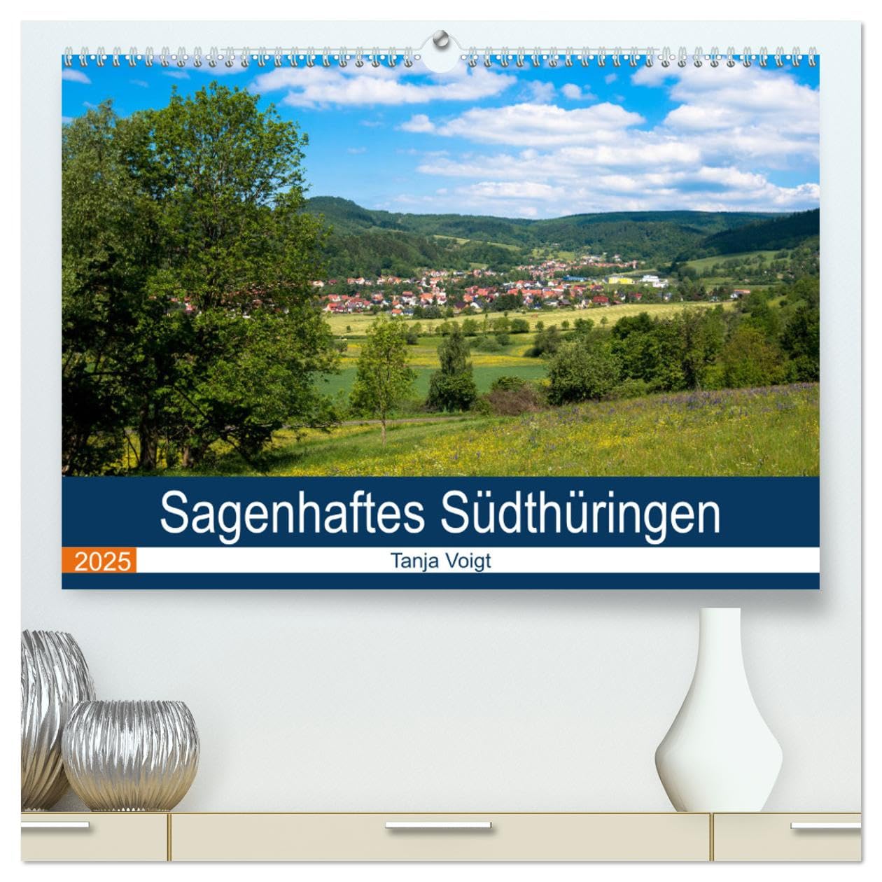Sagenhaftes Südthüringen (hochwertiger Premium Wandkalender 2025 DIN A2 quer), Kunstdruck in Hochglanz: Das waldreiche und idyllische Südthüringen ... und wunderschöne Natur. (CALVENDO Orte) Leisure, Home & Garden