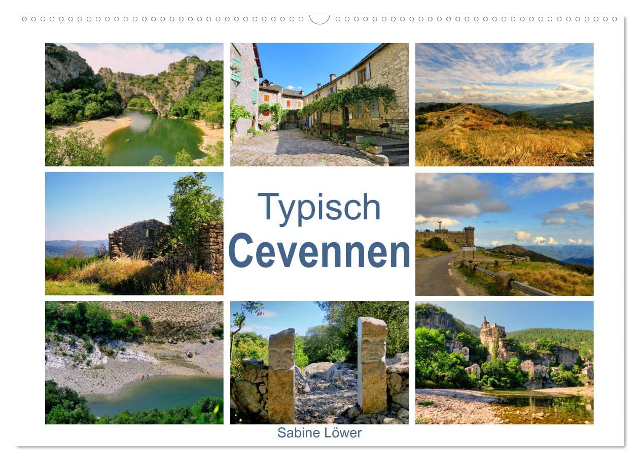 Typisch Cevennen (Wandkalender 2025 DIN A2 quer), CALVENDO Monatskalender: Die letzte wilde Ecke Südfrankreichs ... (CALVENDO Natur) Living & Furnishing
