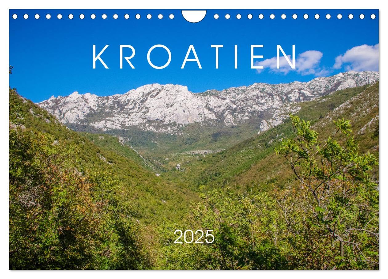 Kroatien 2025 (Wandkalender 2025 DIN A4 quer), CALVENDO Monatskalender: Reiseimpressionen von der Insel Pag und dem umliegenden kroatischen Festland (CALVENDO Orte) Leisure, Home & Garden