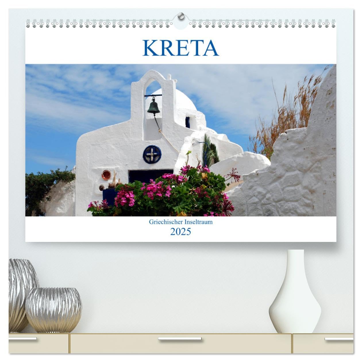 Kreta - Griechischer Inseltraum (hochwertiger Premium Wandkalender 2025 DIN A2 quer), Kunstdruck in Hochglanz: Griechenland pur! (CALVENDO Orte) Film, Art & Culture
