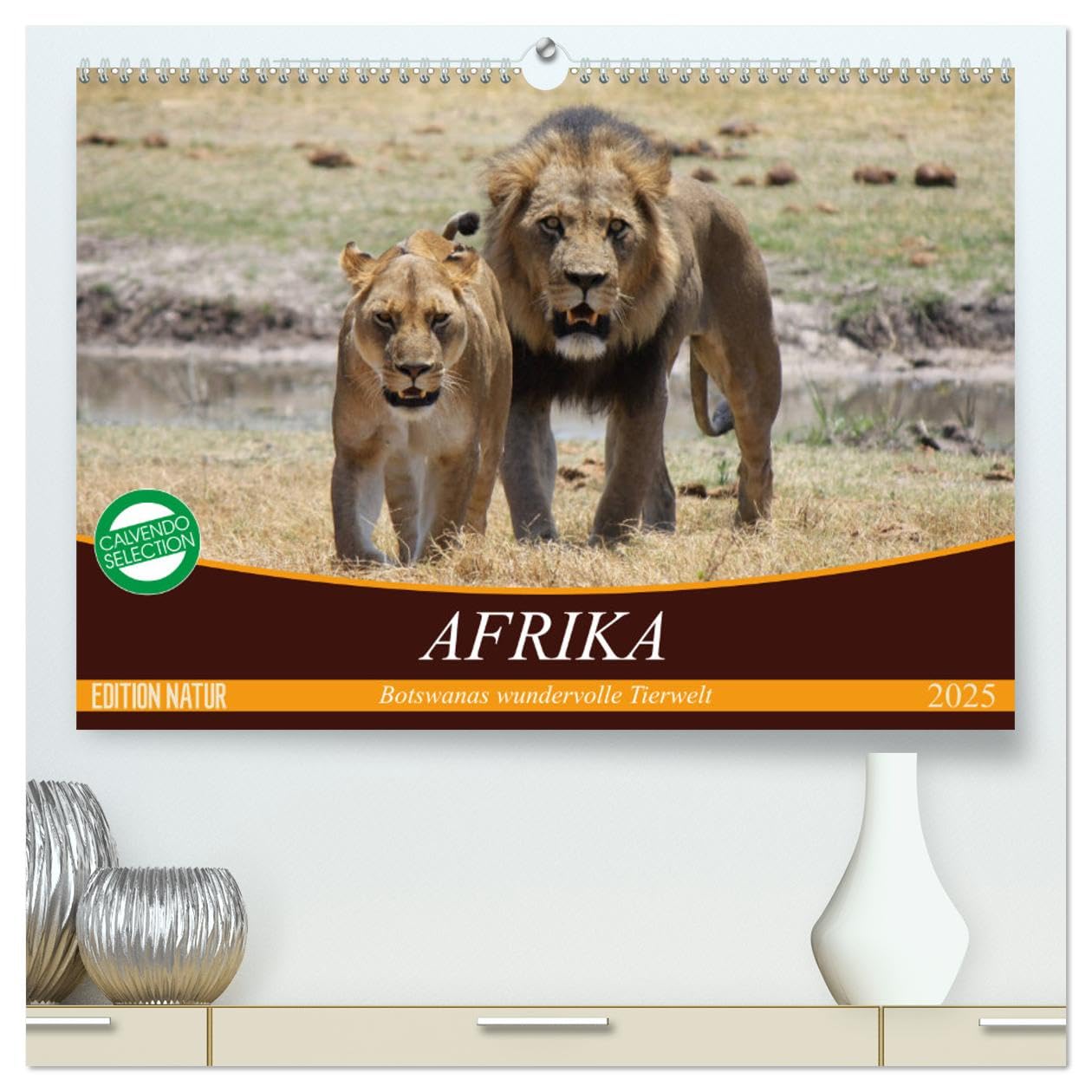 Afrika. Botswanas wundervolle Tierwelt (hochwertiger Premium Wandkalender 2025 DIN A2 quer), Kunstdruck in Hochglanz: Afrikas wilde Schönheiten aus der Nähe betrachten (CALVENDO Tiere) Film, Art & Culture