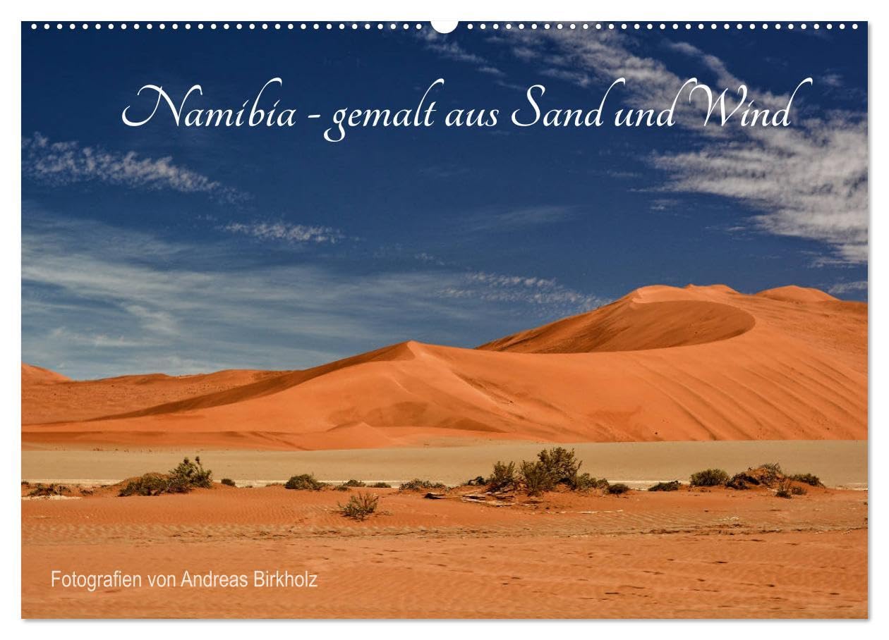 Namibia - gemalt aus Sand und Wind (Wandkalender 2025 DIN A2 quer), CALVENDO Monatskalender: Fotografien aus dem Namib Naukluft NP in Namibia Leisure, Home & Garden