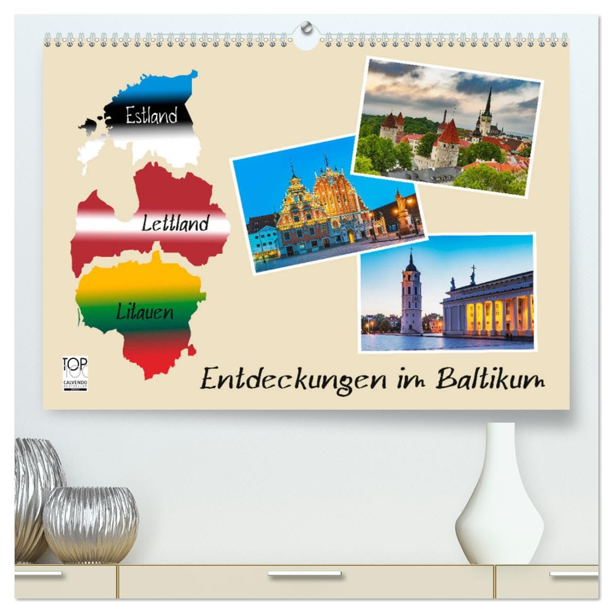 Entdeckungen im Baltikum (hochwertiger Premium Wandkalender 2025 DIN A2 quer), Kunstdruck in Hochglanz: Das Baltikum - Entdeckungen in Osteuropa (CALVENDO Orte) Film, Art & Culture