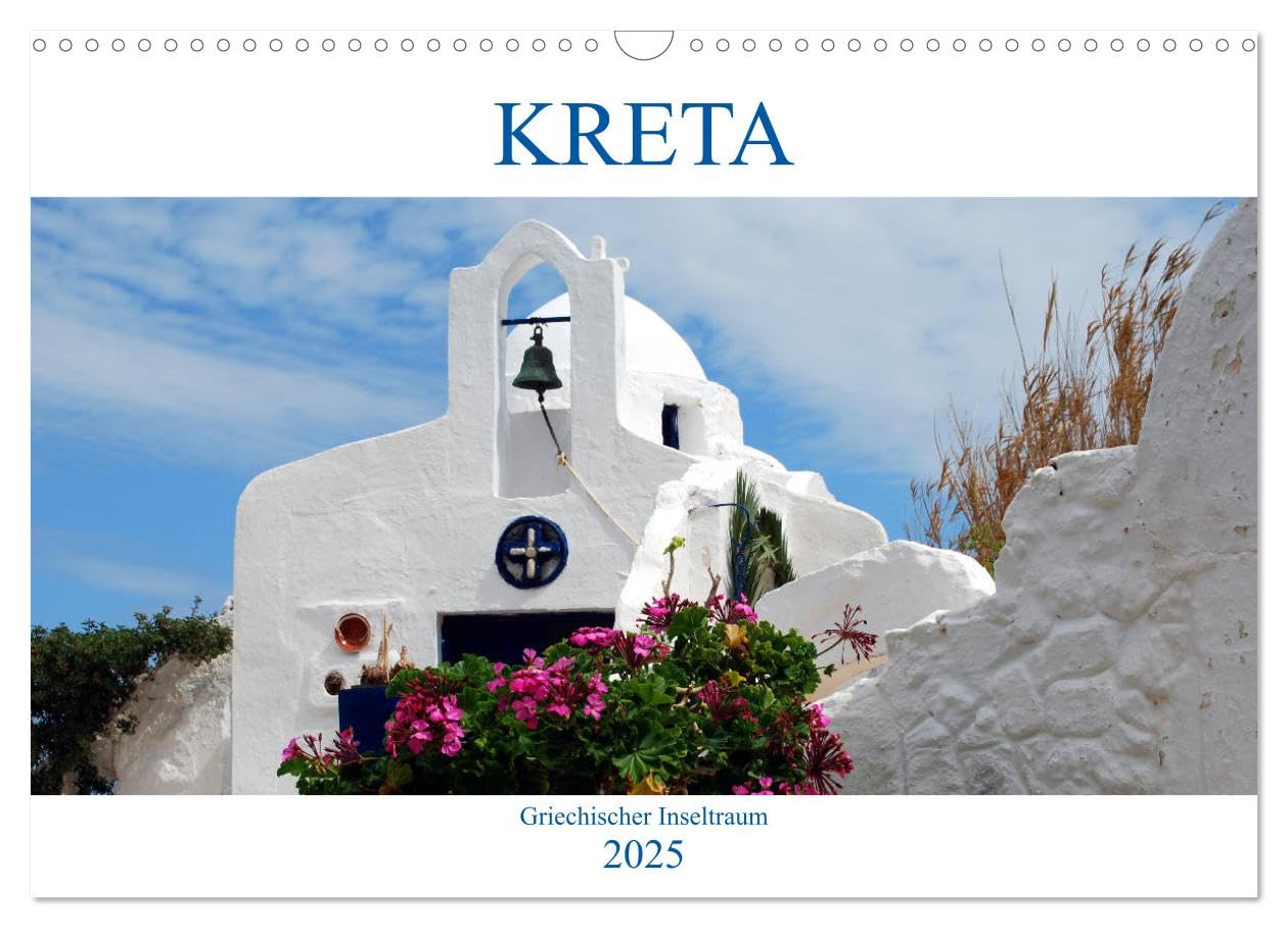 Kreta - Griechischer Inseltraum (Wandkalender 2025 DIN A3 quer), CALVENDO Monatskalender: Griechenland pur! (CALVENDO Orte) Film, Art & Culture