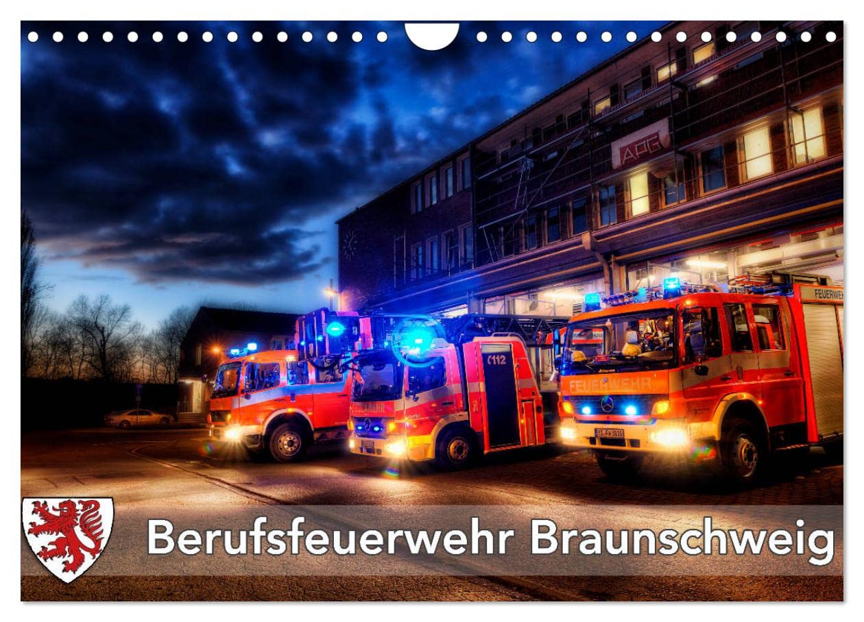 Berufsfeuerwehr Braunschweig (Wandkalender 2025 DIN A4 quer), CALVENDO Monatskalender: Einsatzfahrzeuge der Berufsfeuerwehr Braunschweig (CALVENDO Technologie) Photography