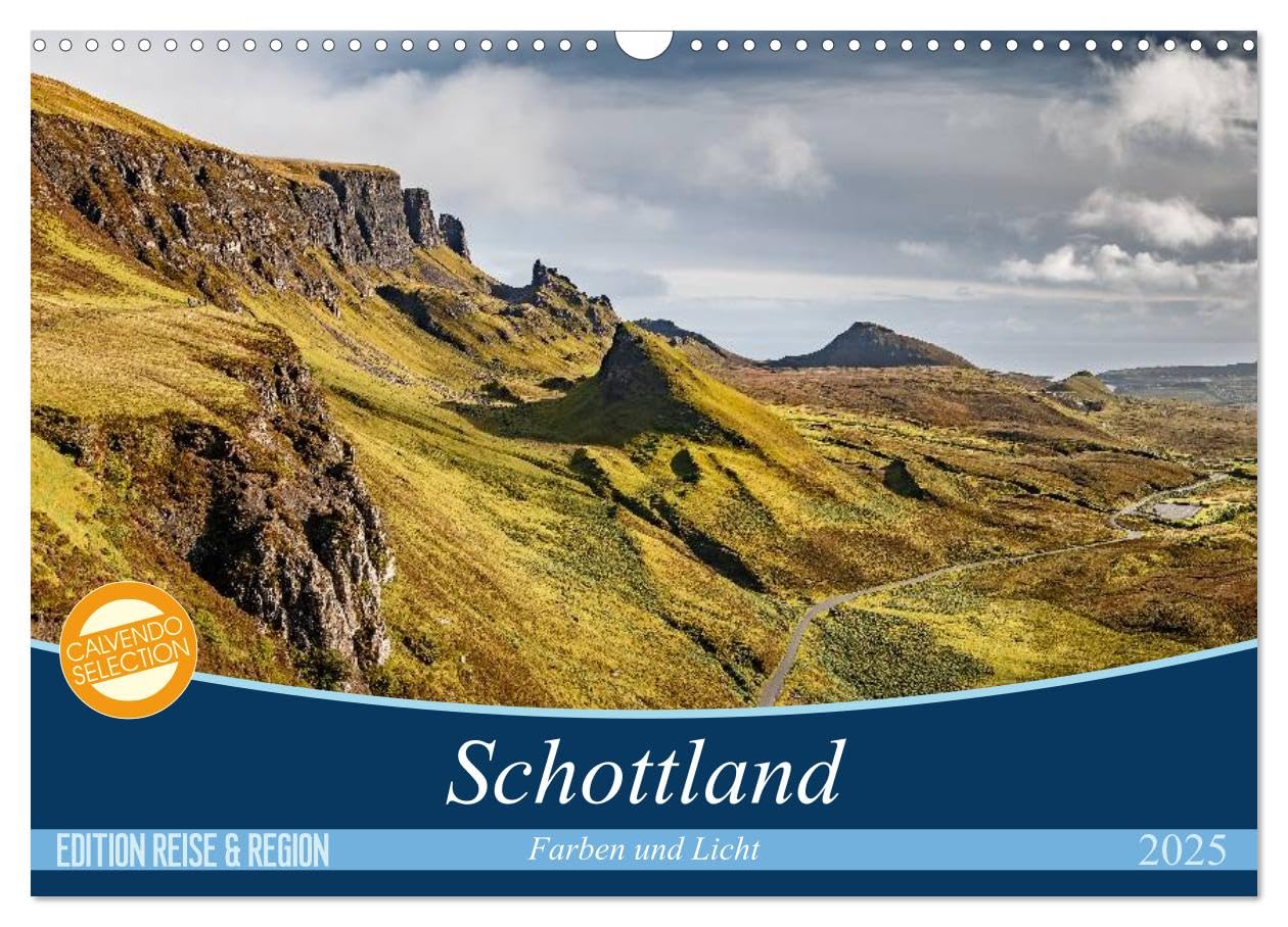 Schottland Farben und Licht (Wandkalender 2025 DIN A3 quer), CALVENDO Monatskalender: Beeindruckende Aufnahmen von den Landschaften Schottlands (CALVENDO Orte) Leisure, Home & Garden